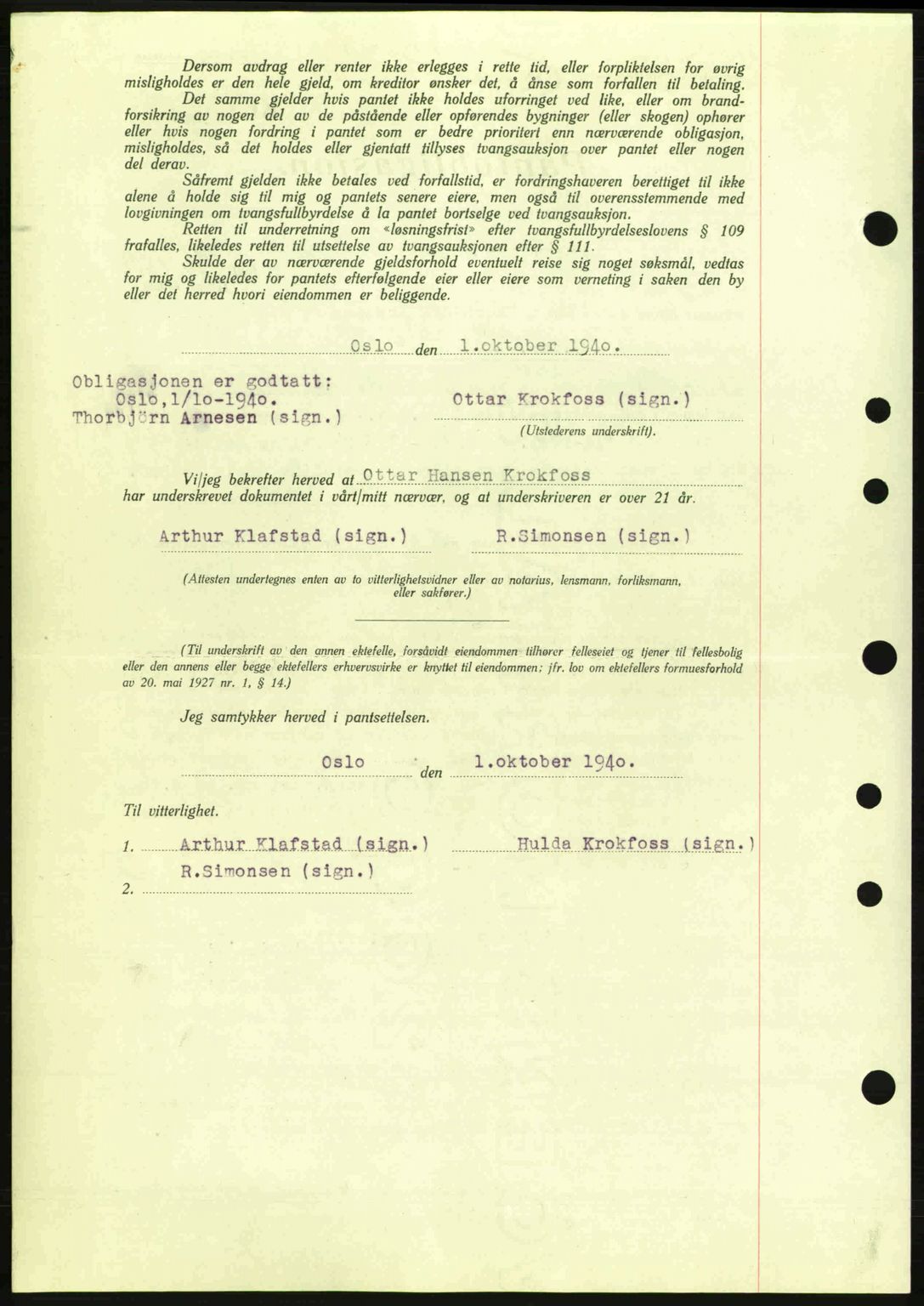 Moss sorenskriveri, SAO/A-10168: Pantebok nr. B10, 1940-1941, Dagboknr: 205/1941