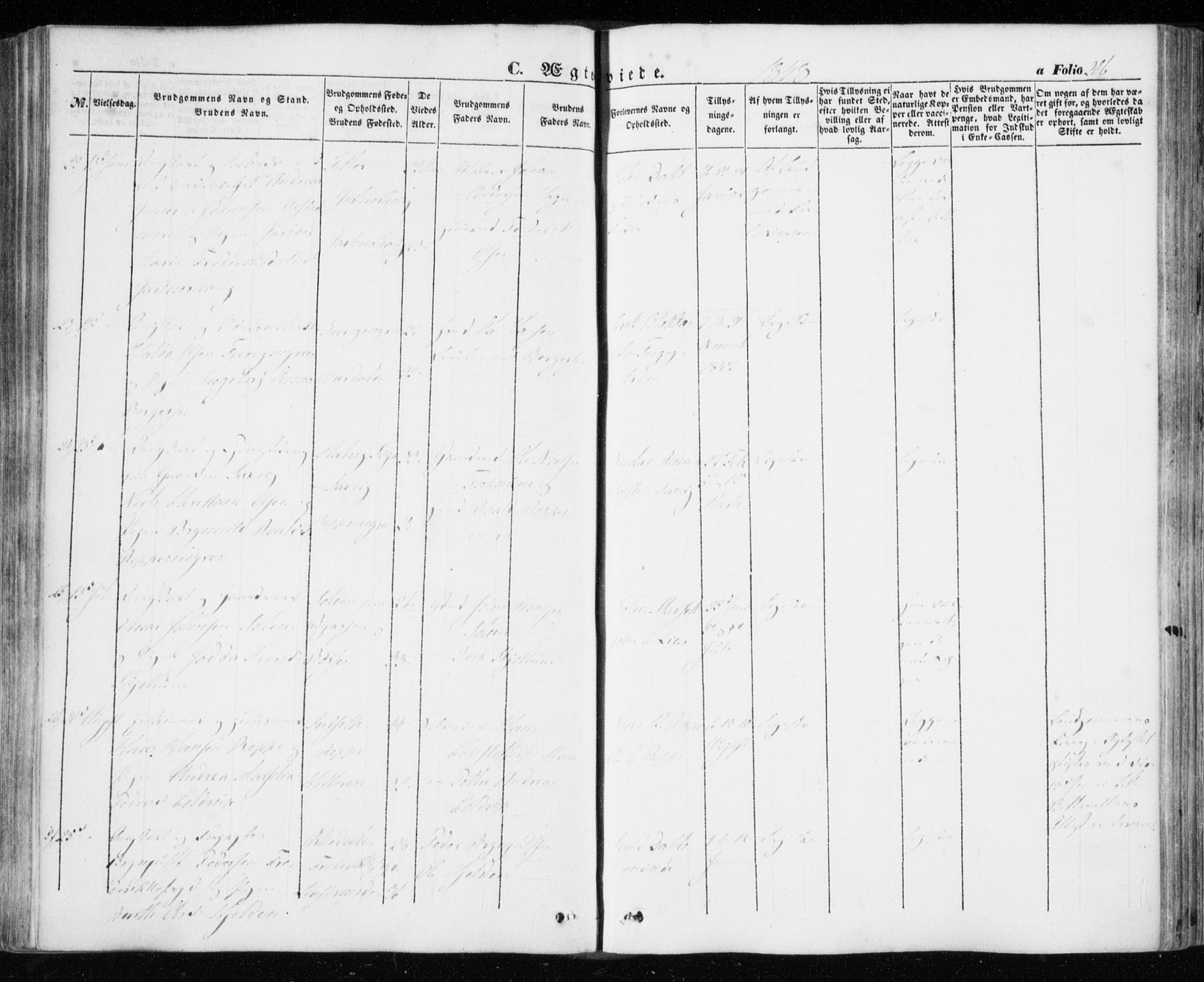 Ministerialprotokoller, klokkerbøker og fødselsregistre - Sør-Trøndelag, SAT/A-1456/606/L0291: Ministerialbok nr. 606A06, 1848-1856, s. 206