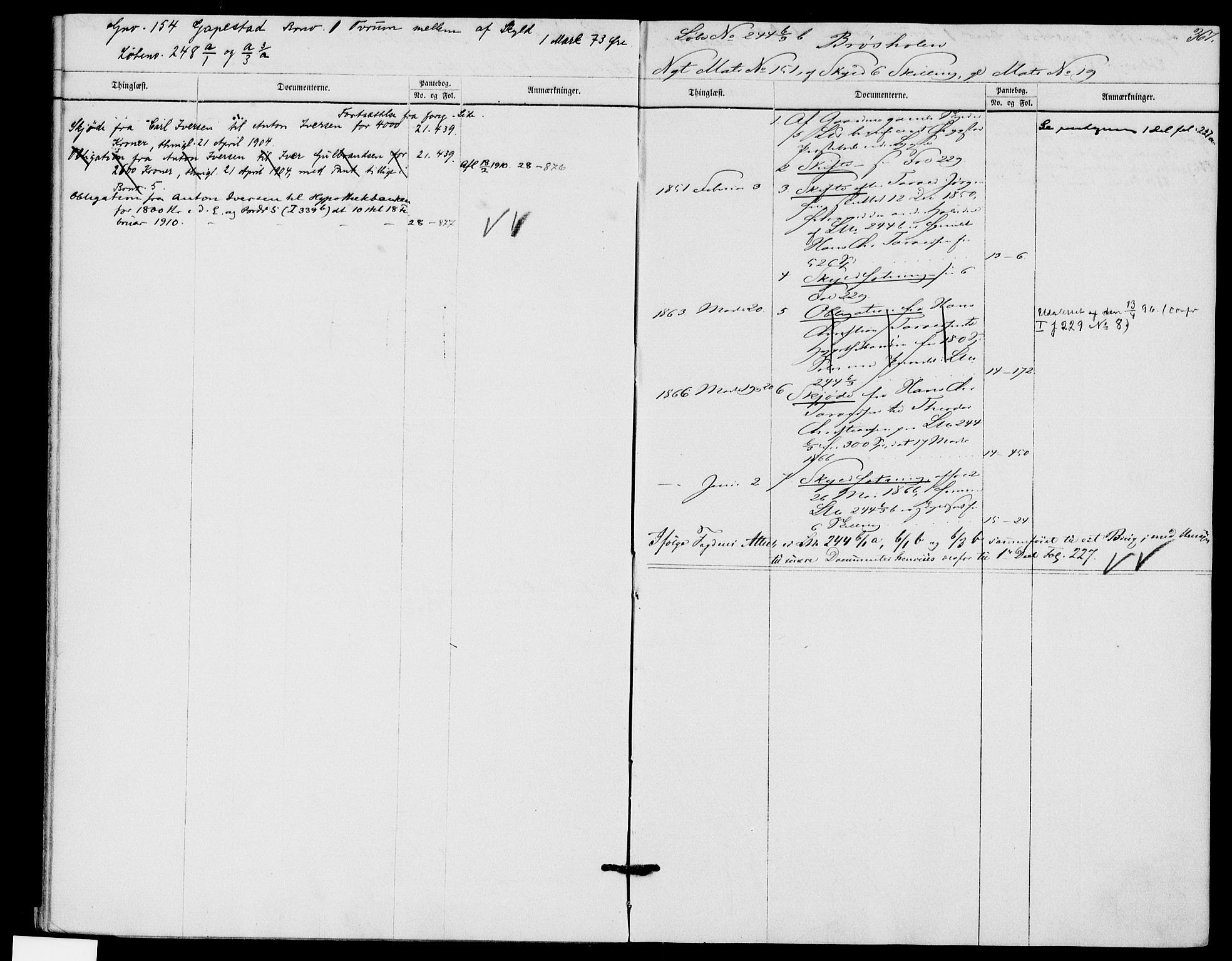Trøgstad sorenskriveri, SAO/A-10659/G/Ga/L0004: Panteregister nr. 4, 1770-1927, s. 367