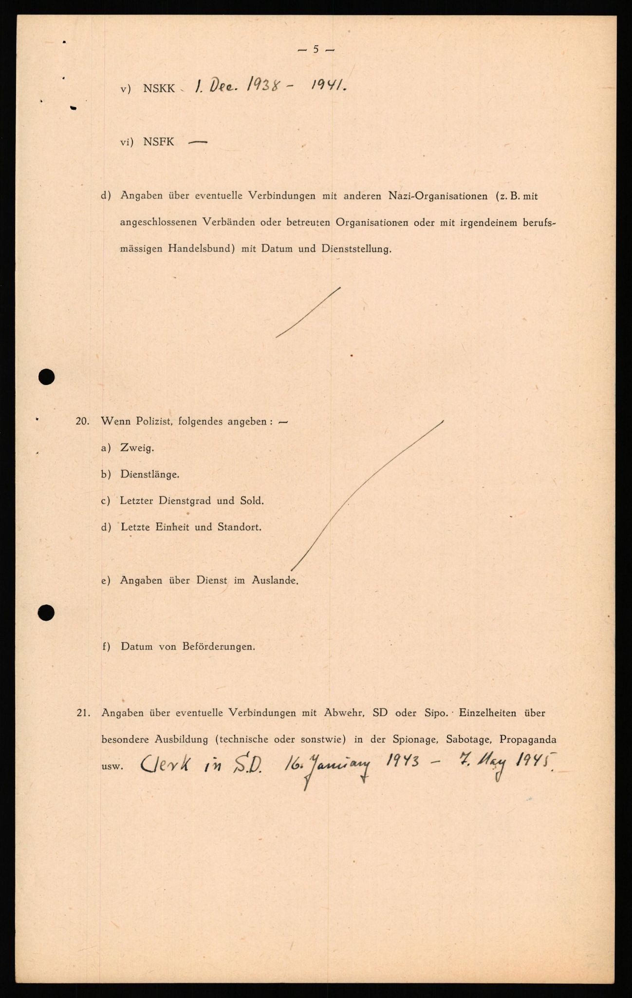 Forsvaret, Forsvarets overkommando II, AV/RA-RAFA-3915/D/Db/L0041: CI Questionaires.  Diverse nasjonaliteter., 1945-1946, s. 315