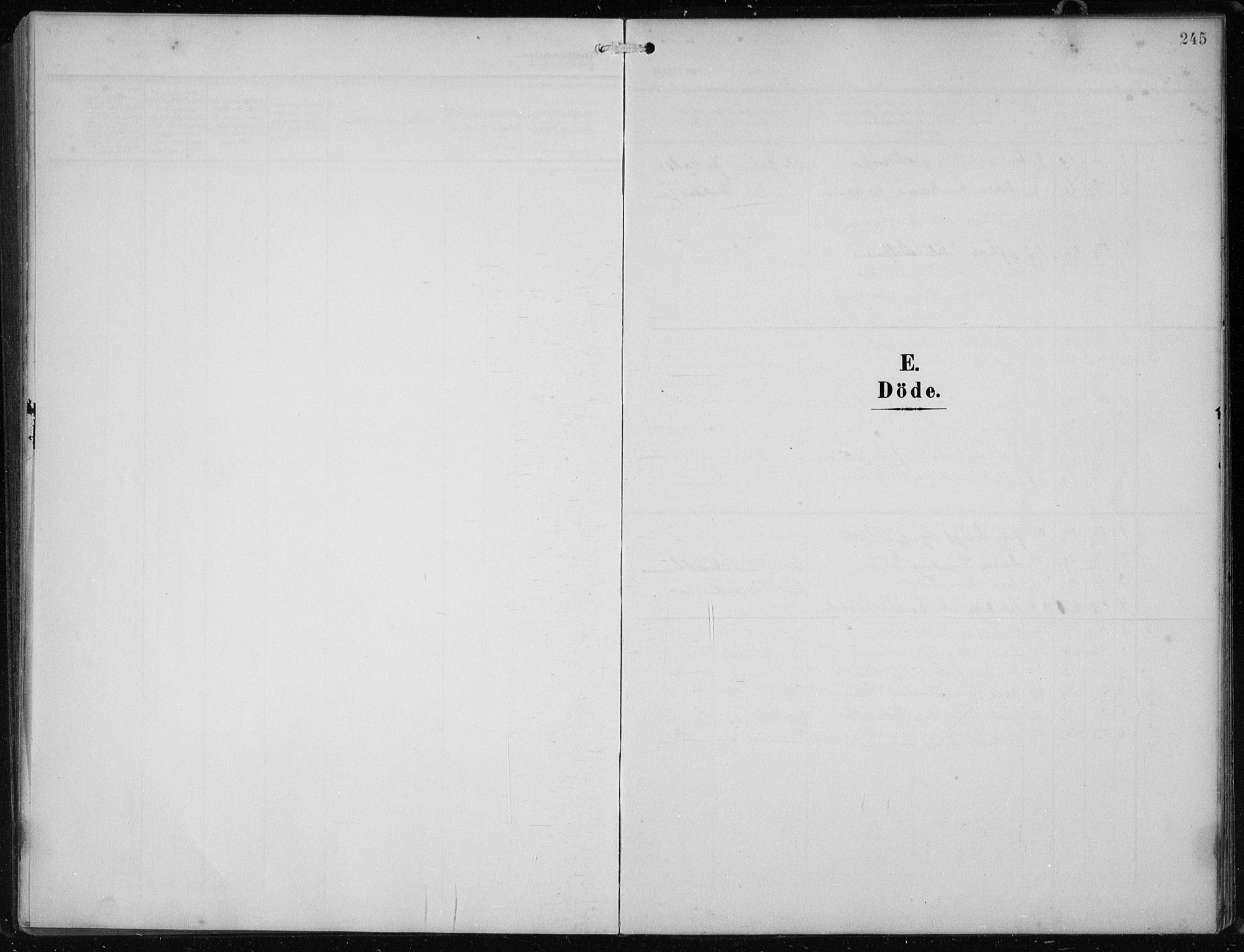 Vågsøy sokneprestembete, SAB/A-81601/H/Hab: Klokkerbok nr. B 1, 1906-1934, s. 245