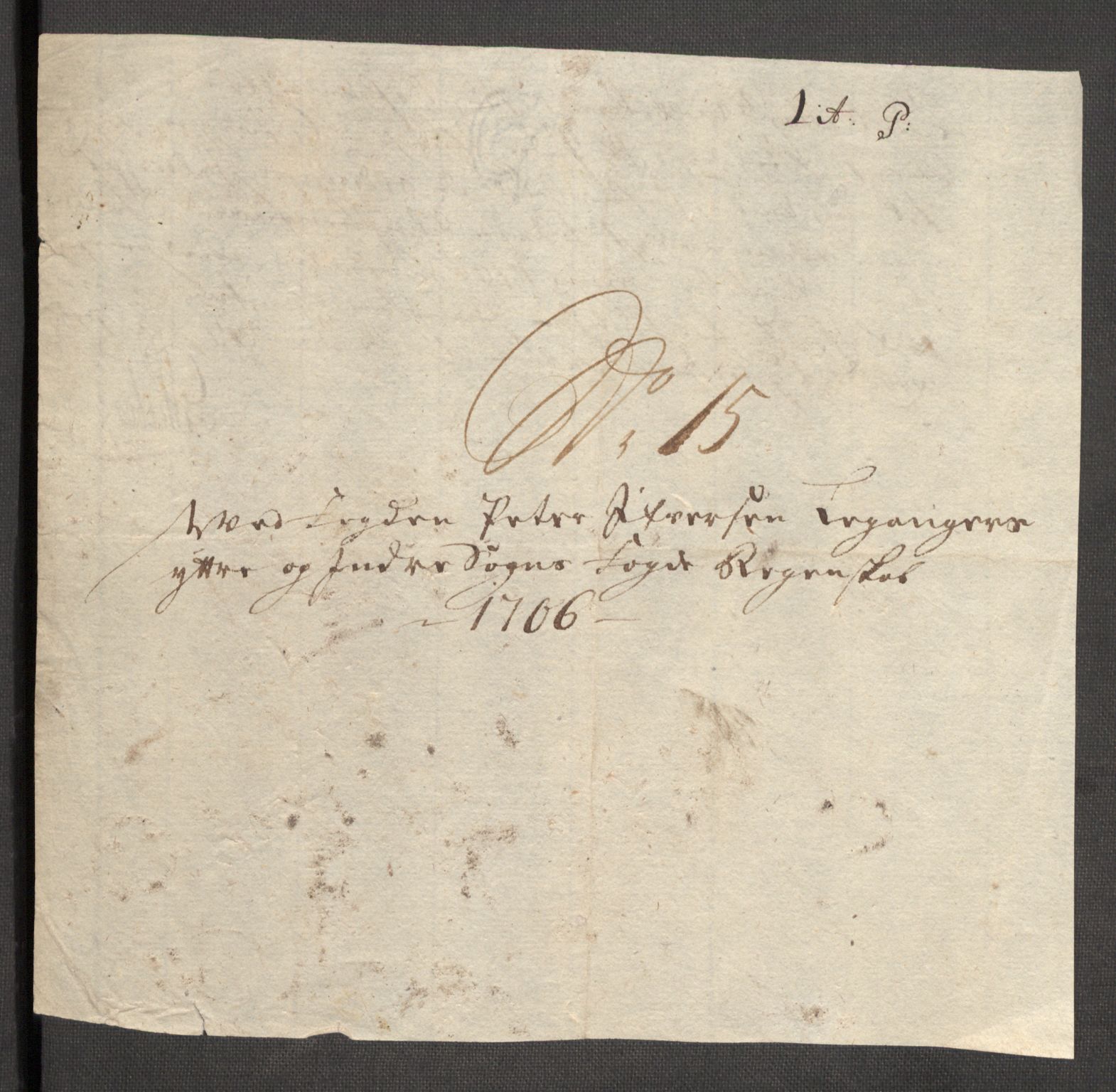 Rentekammeret inntil 1814, Reviderte regnskaper, Fogderegnskap, RA/EA-4092/R52/L3314: Fogderegnskap Sogn, 1705-1707, s. 398