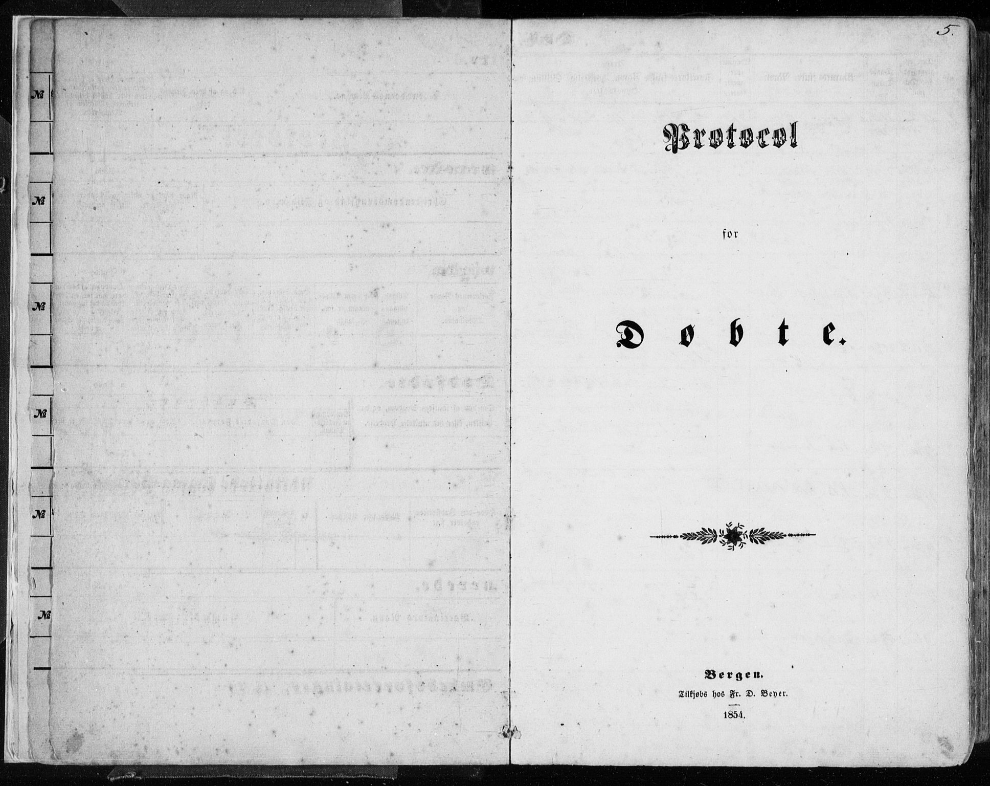 Hamre sokneprestembete, AV/SAB-A-75501/H/Ha/Haa/Haaa/L0014: Ministerialbok nr. A 14, 1858-1872, s. 5