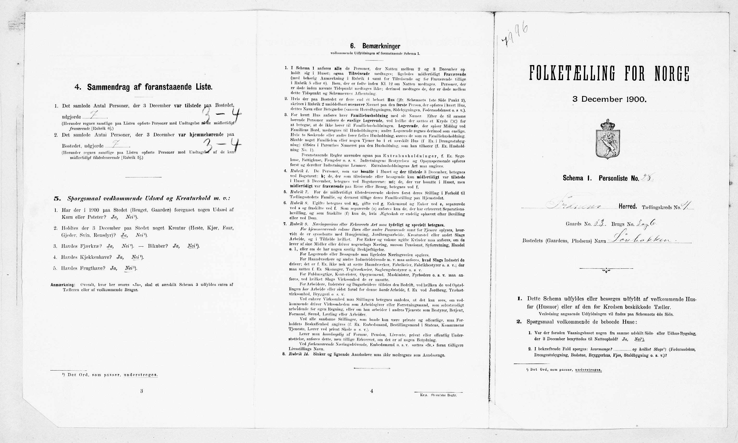 SAT, Folketelling 1900 for 1548 Fræna herred, 1900, s. 605
