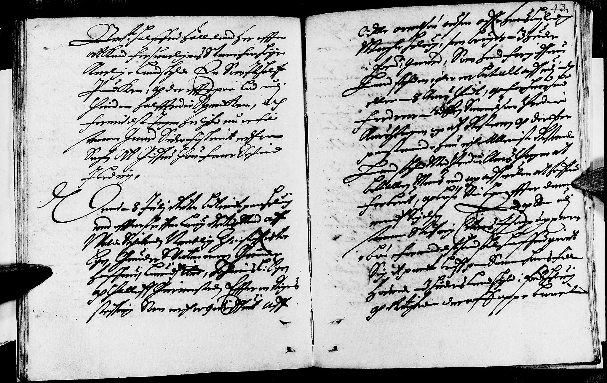 Jæren og Dalane sorenskriveri, SAST/A-100306/3/30/30BA/L0037: TINGBOK, 1680, s. 42b-43a