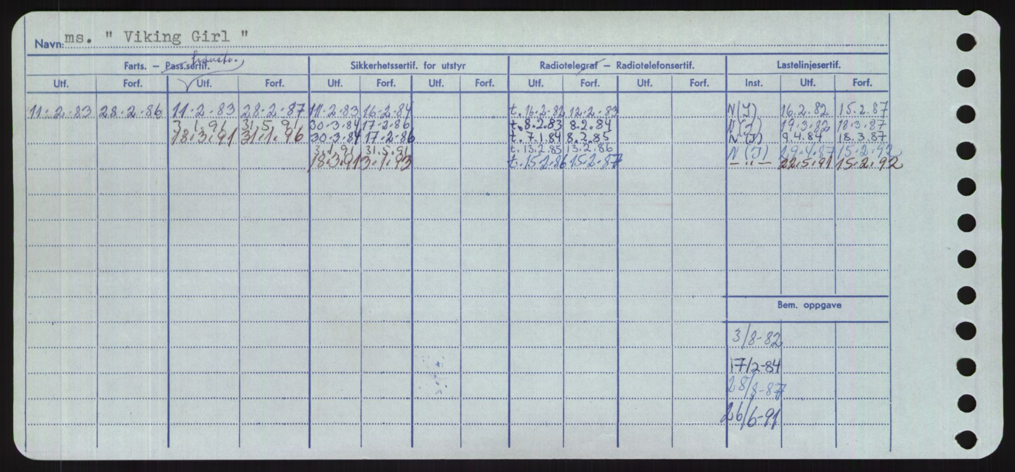 Sjøfartsdirektoratet med forløpere, Skipsmålingen, RA/S-1627/H/Hd/L0041: Fartøy, Vi-Ås, s. 162