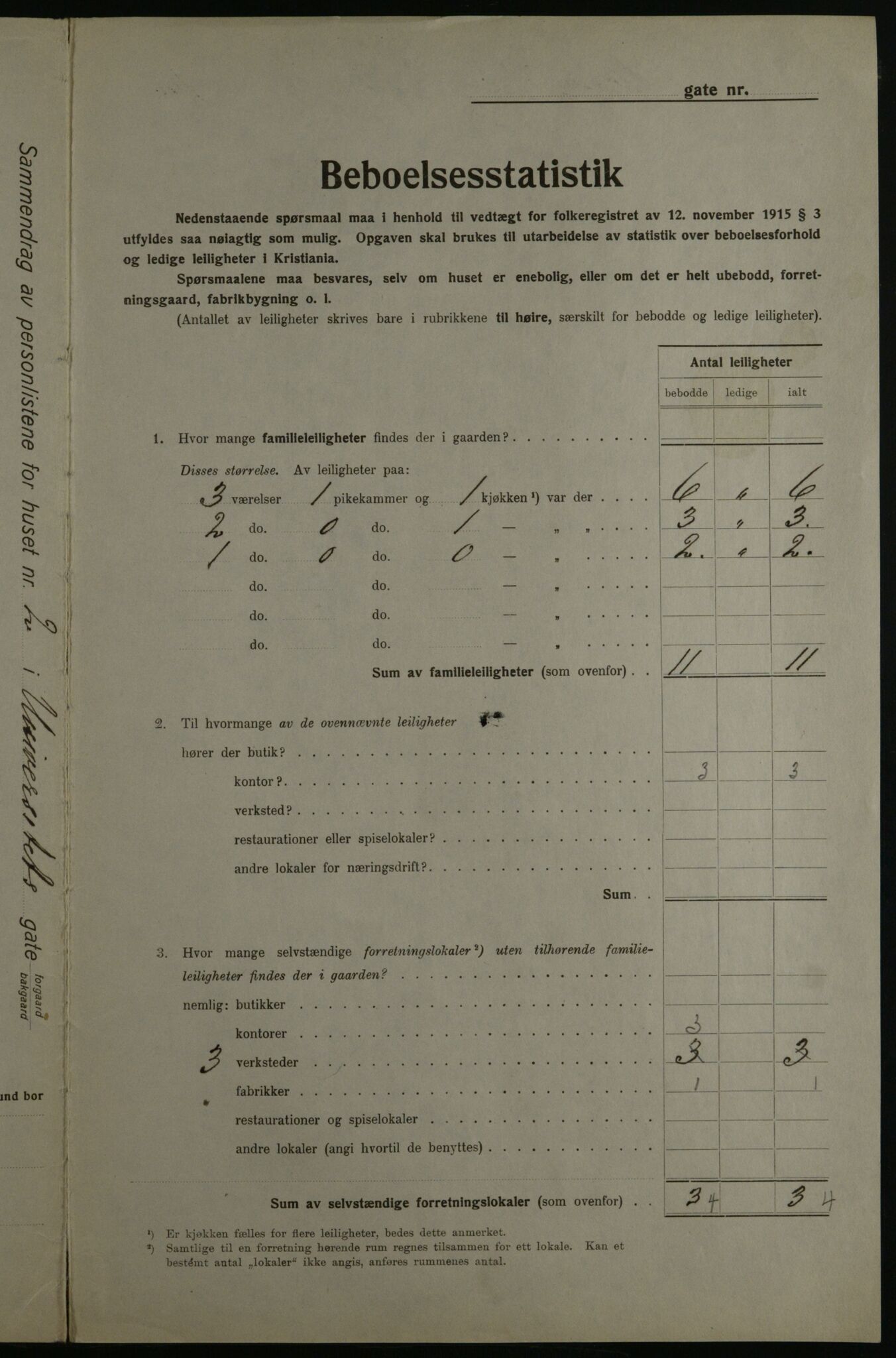 OBA, Kommunal folketelling 1.12.1923 for Kristiania, 1923, s. 132645