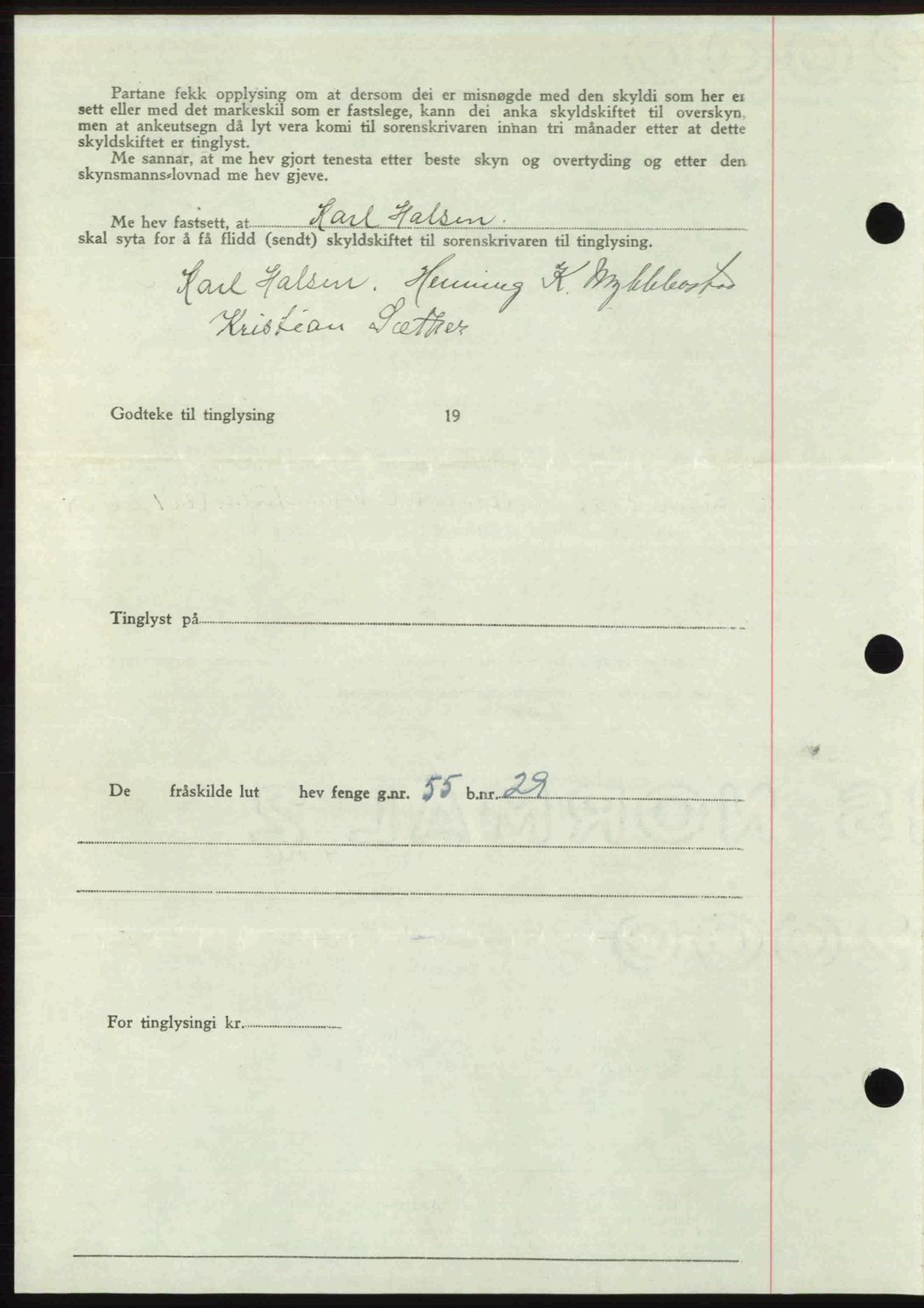 Romsdal sorenskriveri, AV/SAT-A-4149/1/2/2C: Pantebok nr. A21, 1946-1946, Dagboknr: 2256/1946