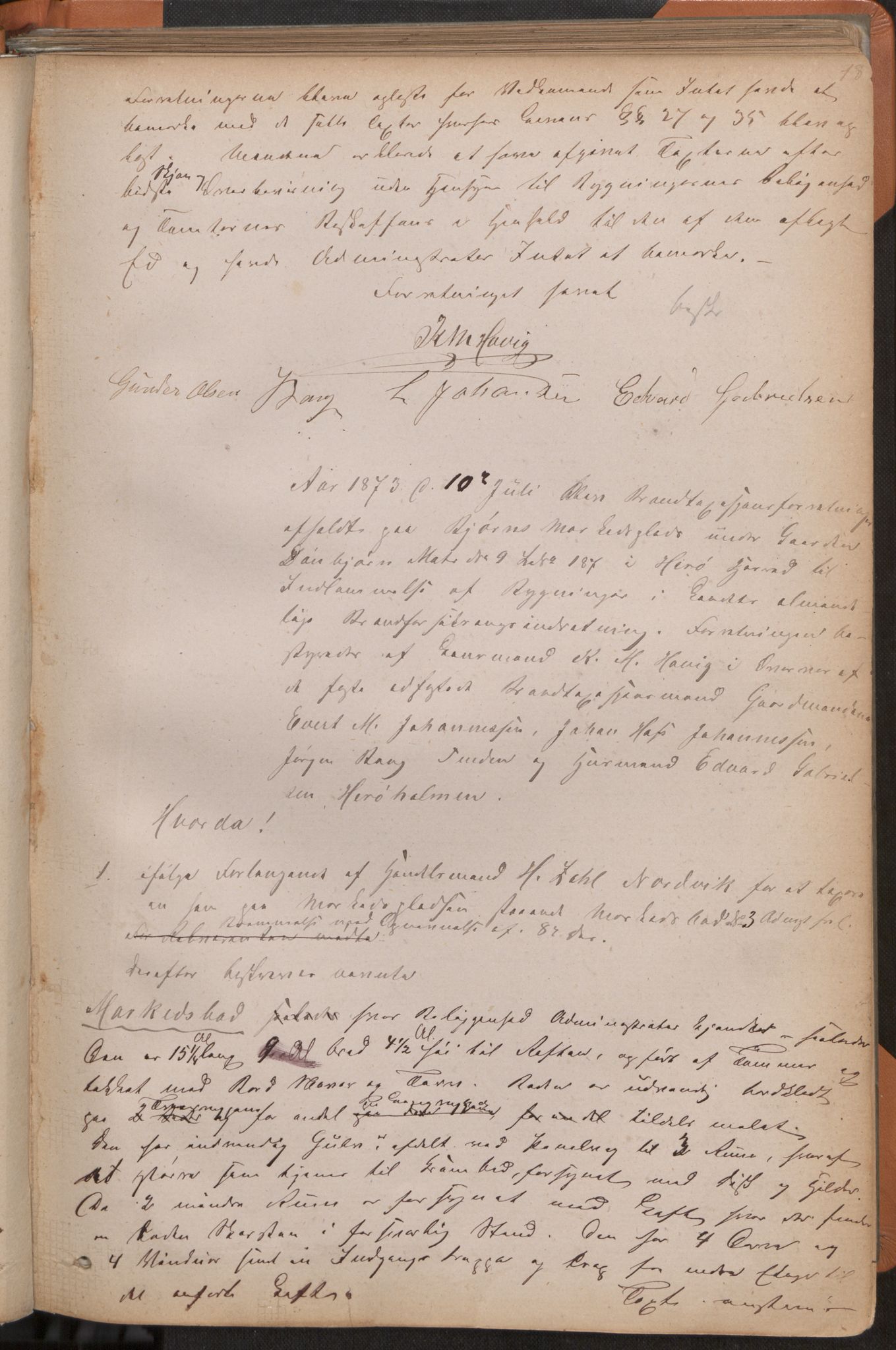 Norges Brannkasse Herøy, AV/SAT-A-5570, 1872-1888, s. 18a