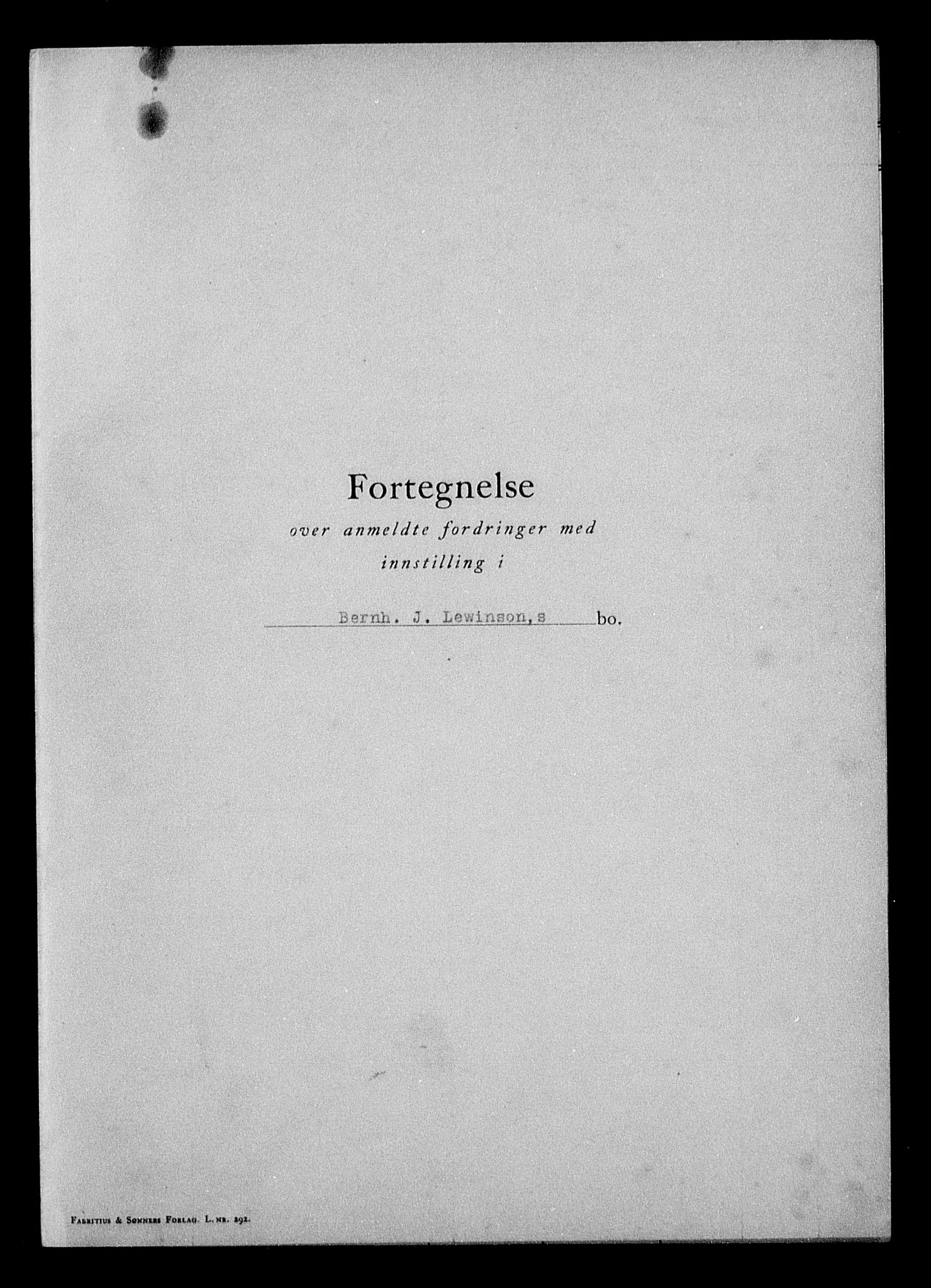 Justisdepartementet, Tilbakeføringskontoret for inndratte formuer, RA/S-1564/H/Hc/Hcc/L0958: --, 1945-1947, s. 315