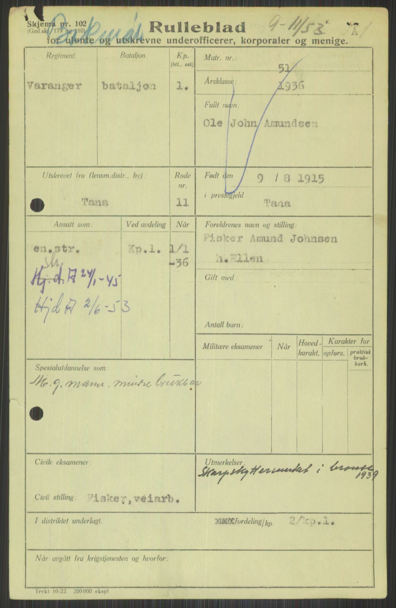 Forsvaret, Varanger bataljon, AV/RA-RAFA-2258/1/D/L0441: Rulleblad for fødte 1913-1917, 1913-1917, s. 599