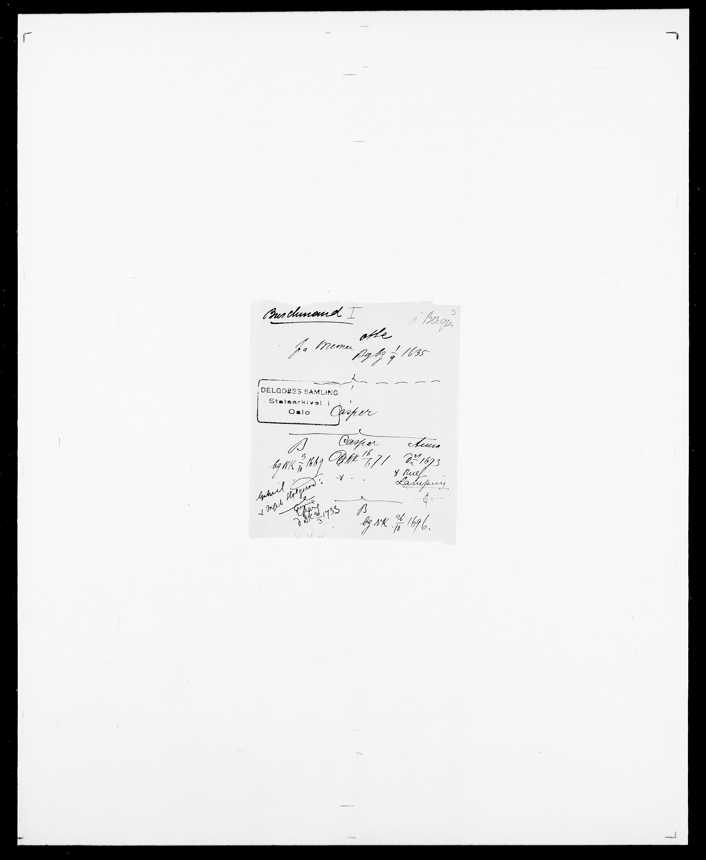 Delgobe, Charles Antoine - samling, SAO/PAO-0038/D/Da/L0007: Buaas - Caphengst, s. 479