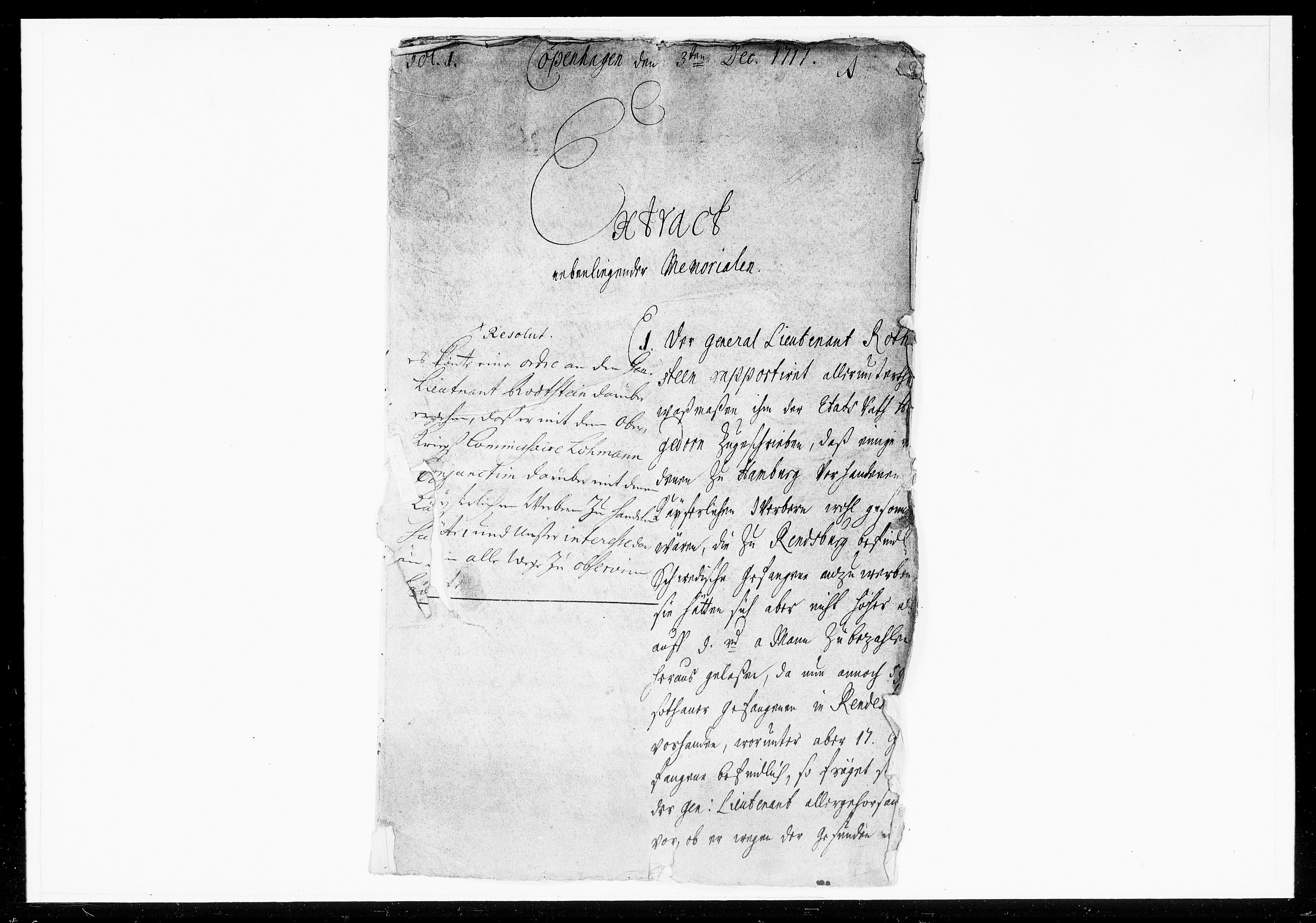 Krigskollegiet, Krigskancelliet, DRA/A-0006/-/1037-1045: Refererede sager, 1717, s. 833