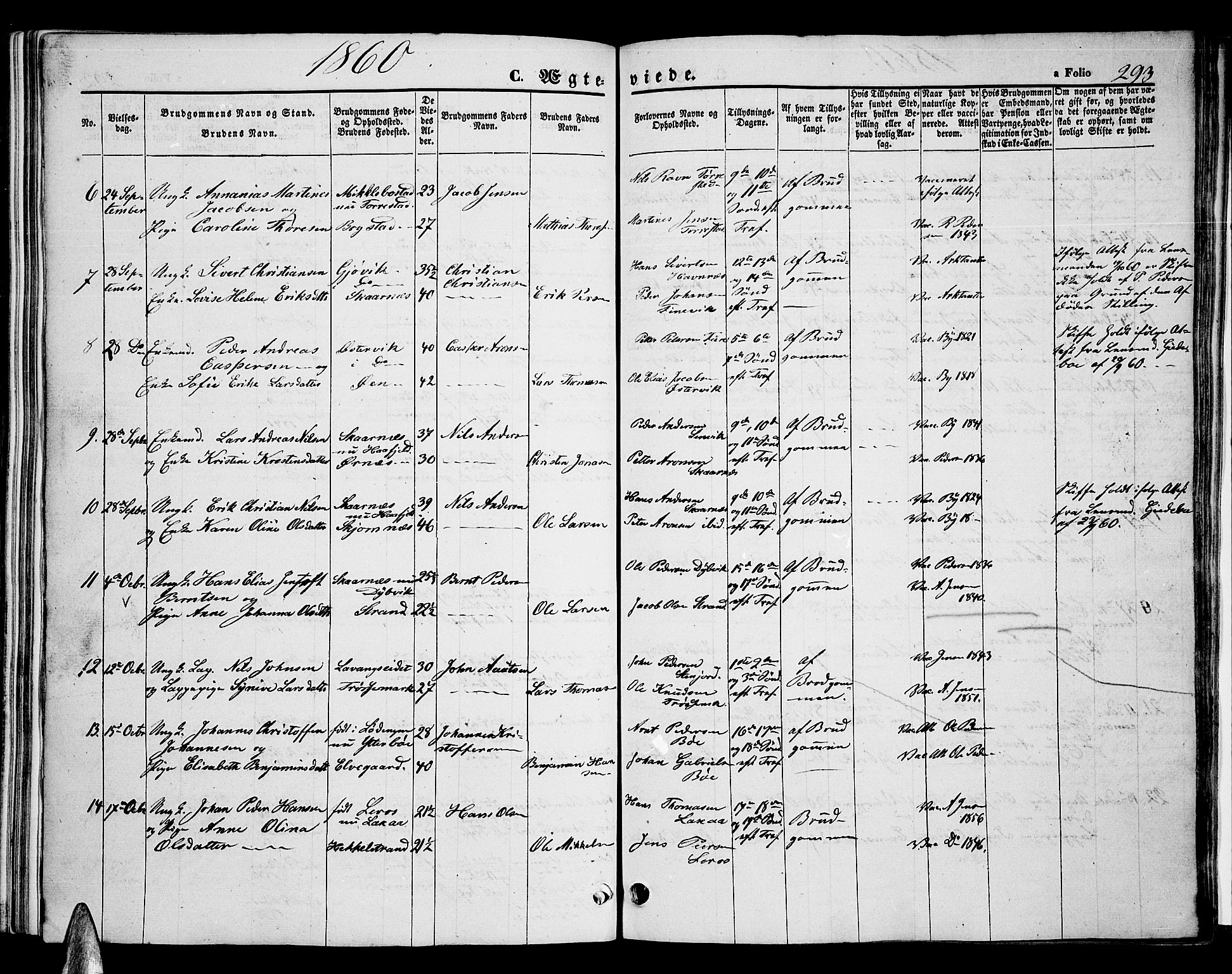 Ministerialprotokoller, klokkerbøker og fødselsregistre - Nordland, SAT/A-1459/863/L0912: Klokkerbok nr. 863C02, 1858-1876, s. 293