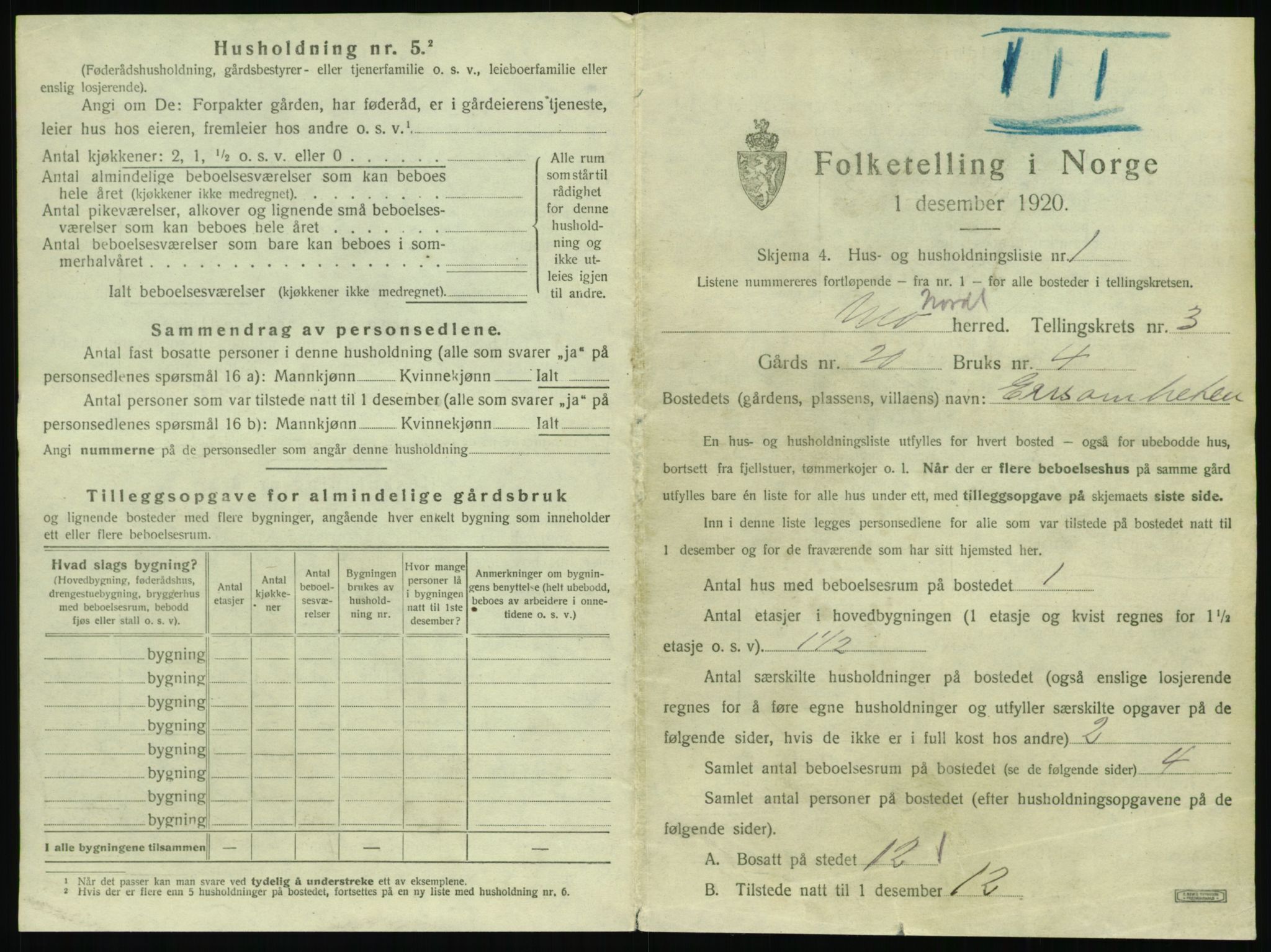 SAT, Folketelling 1920 for 1833 Mo herred, 1920, s. 238