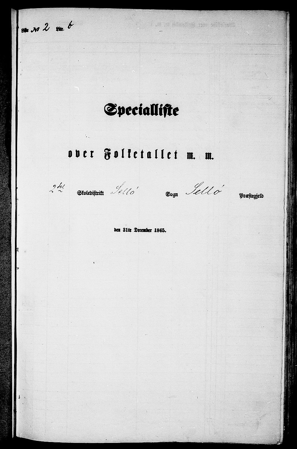 RA, Folketelling 1865 for 1441P Selje prestegjeld, 1865, s. 48