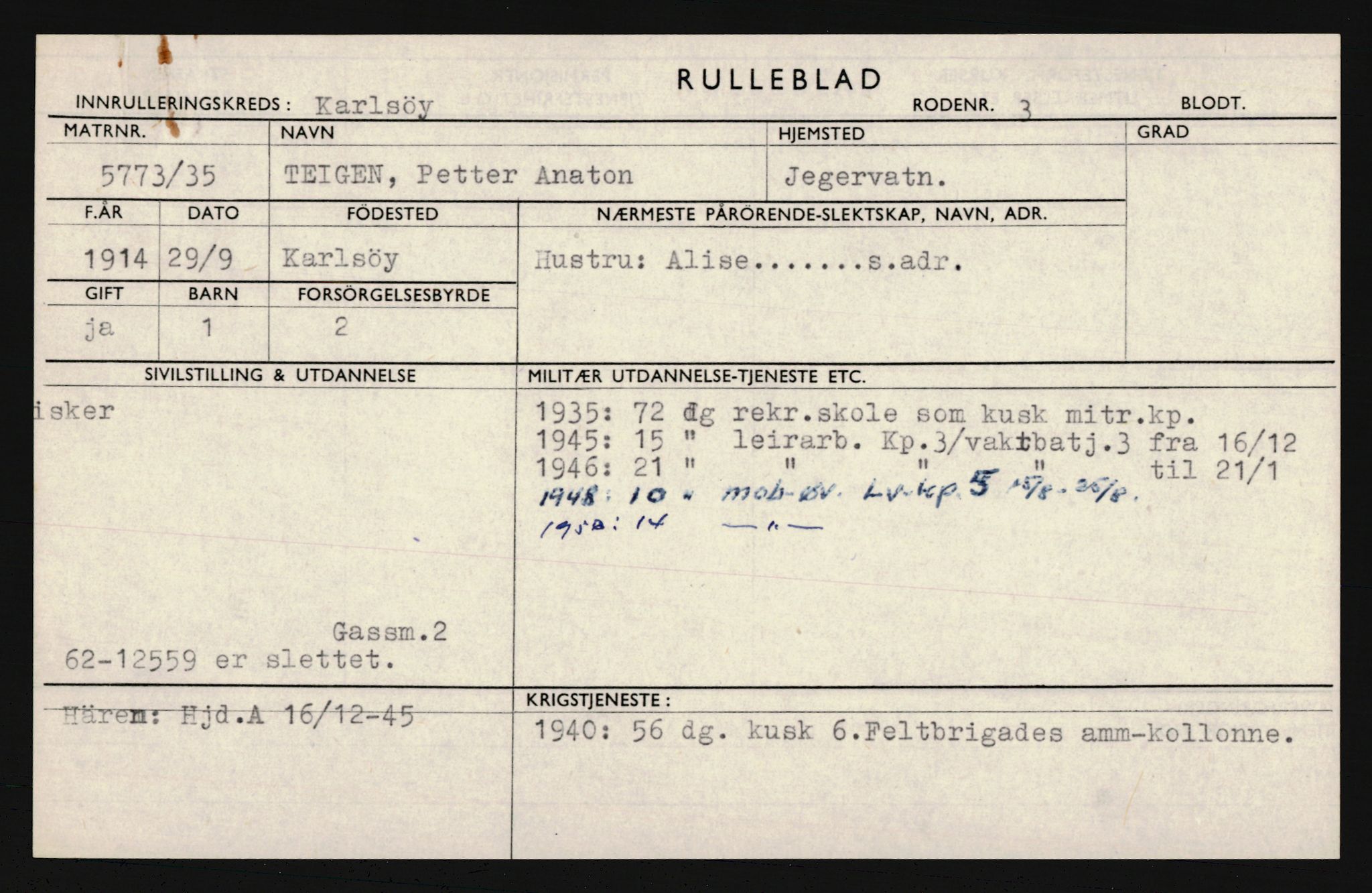 Forsvaret, Troms infanteriregiment nr. 16, AV/RA-RAFA-3146/P/Pa/L0019: Rulleblad for regimentets menige mannskaper, årsklasse 1935, 1935, s. 1223