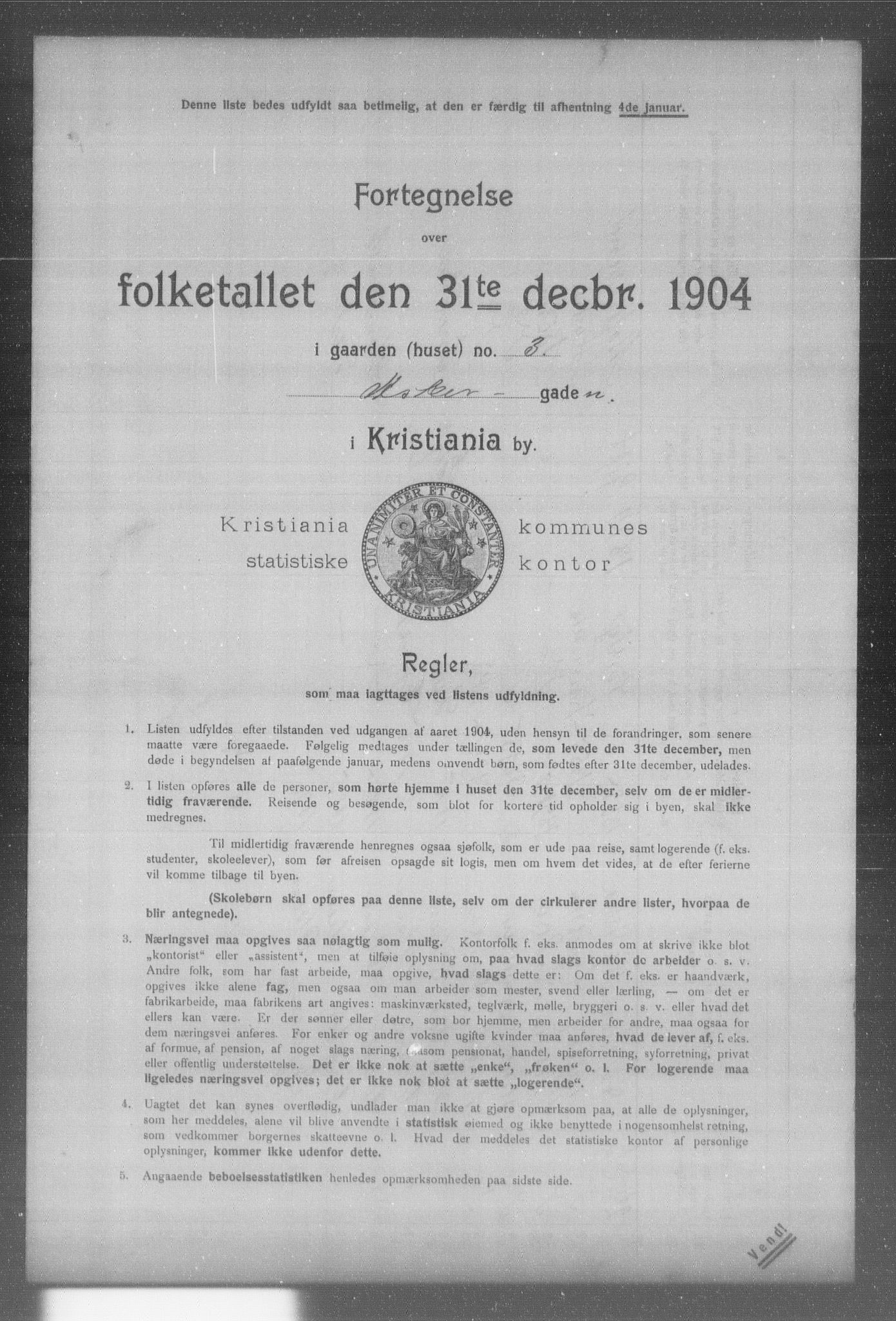 OBA, Kommunal folketelling 31.12.1904 for Kristiania kjøpstad, 1904, s. 644