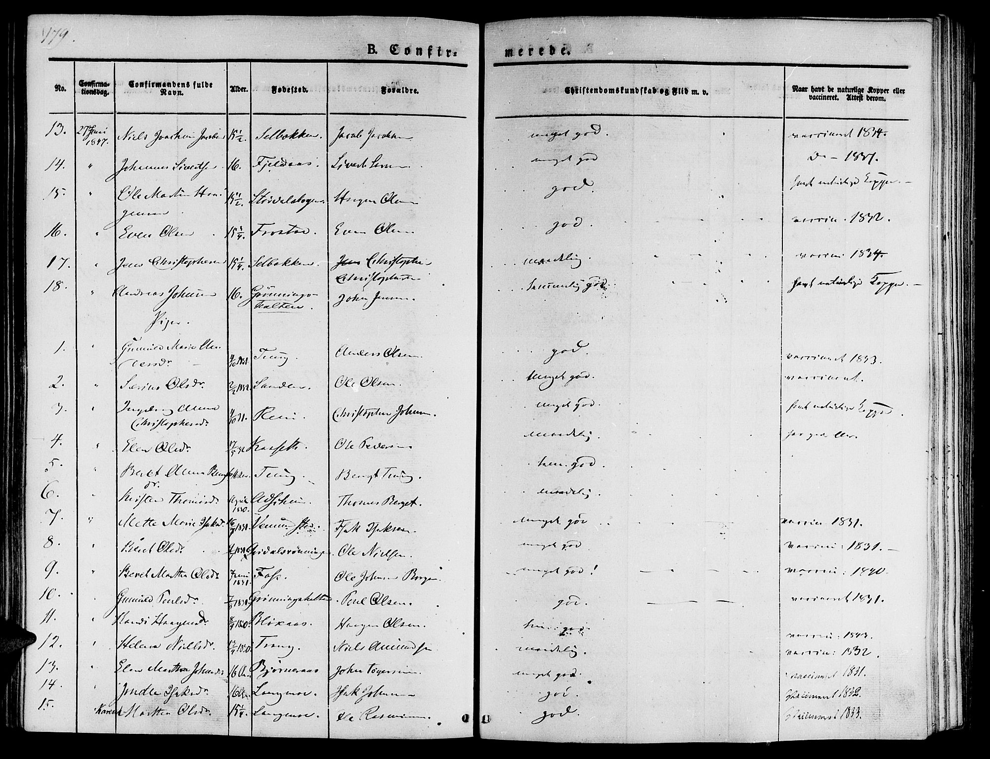 Ministerialprotokoller, klokkerbøker og fødselsregistre - Sør-Trøndelag, SAT/A-1456/646/L0610: Ministerialbok nr. 646A08, 1837-1847, s. 180