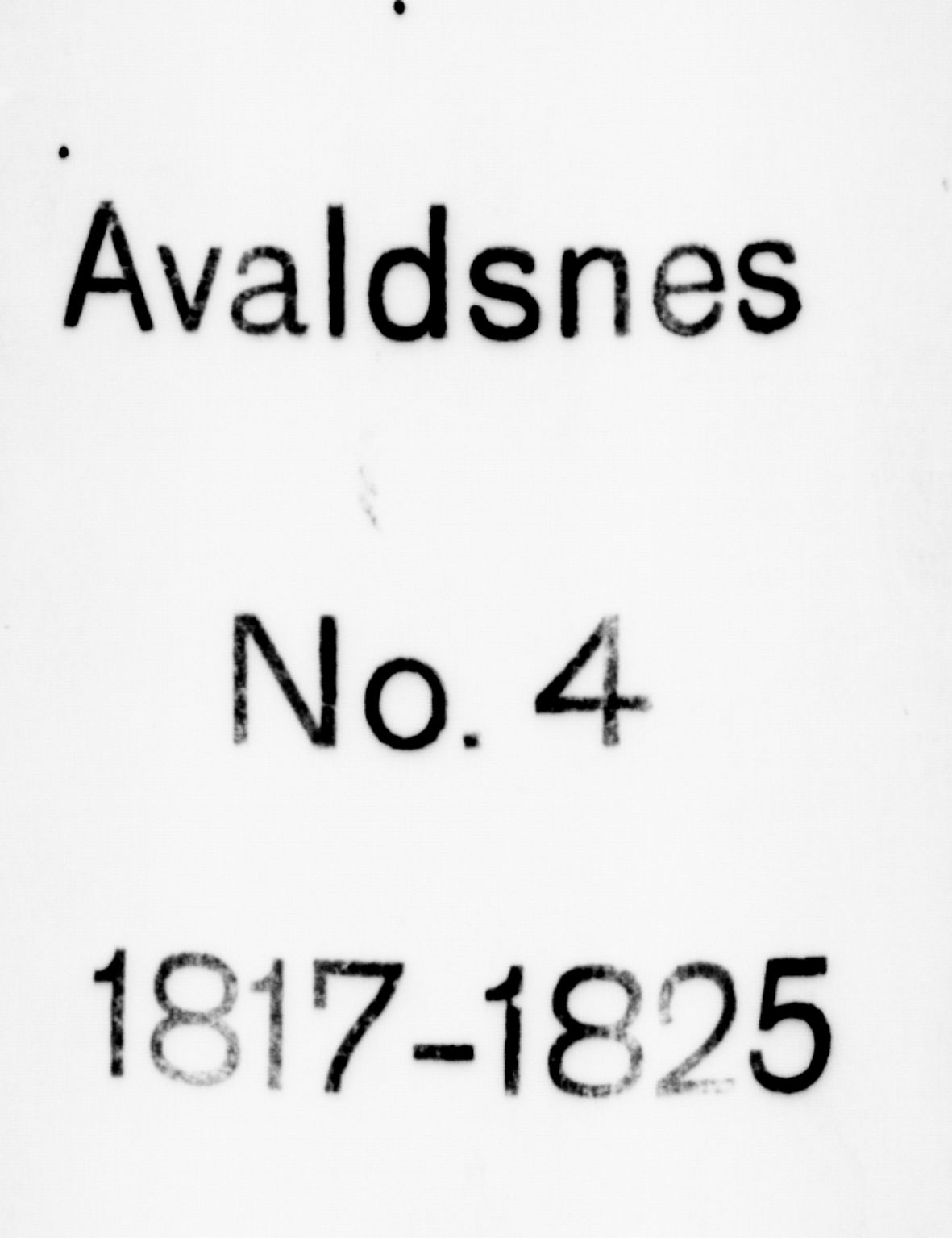 Avaldsnes sokneprestkontor, SAST/A -101851/H/Ha/Haa/L0004: Ministerialbok nr. A 4, 1816-1825