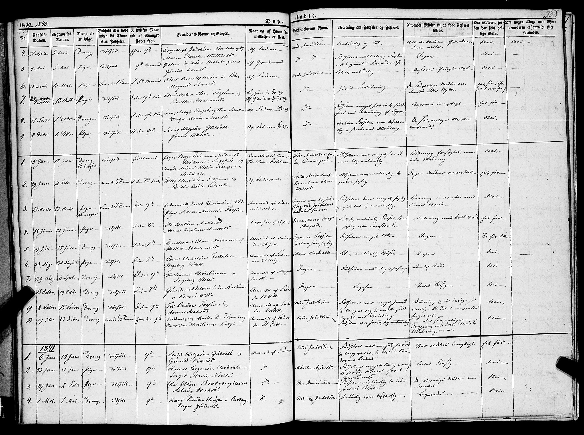 Gjerpen kirkebøker, AV/SAKO-A-265/F/Fa/L0007b: Ministerialbok nr. I 7B, 1834-1857, s. 358