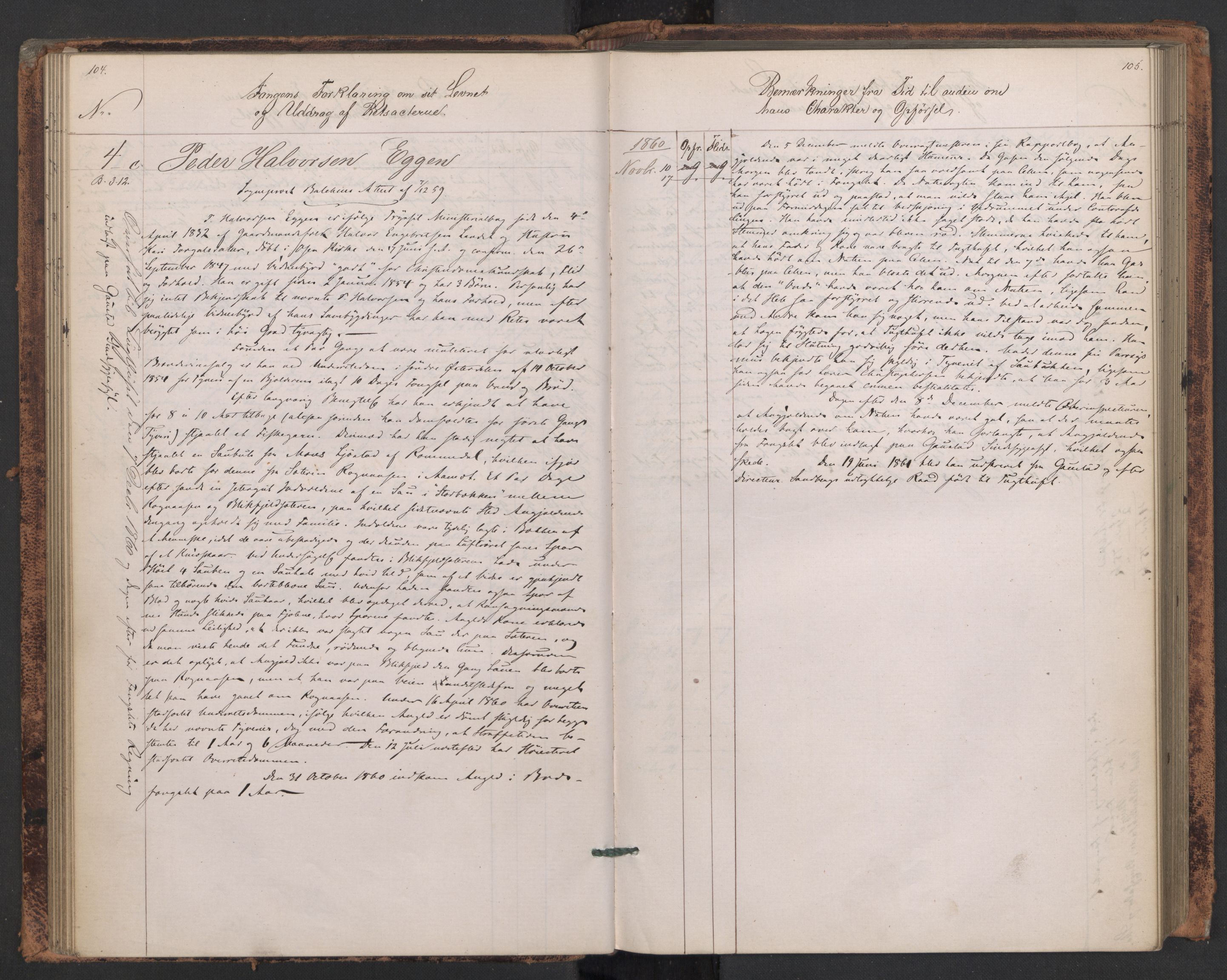 Botsfengslet, AV/RA-S-1539/D/Db/Dbb/L0007: 945b - 258c, 1860-1862, s. 104-105