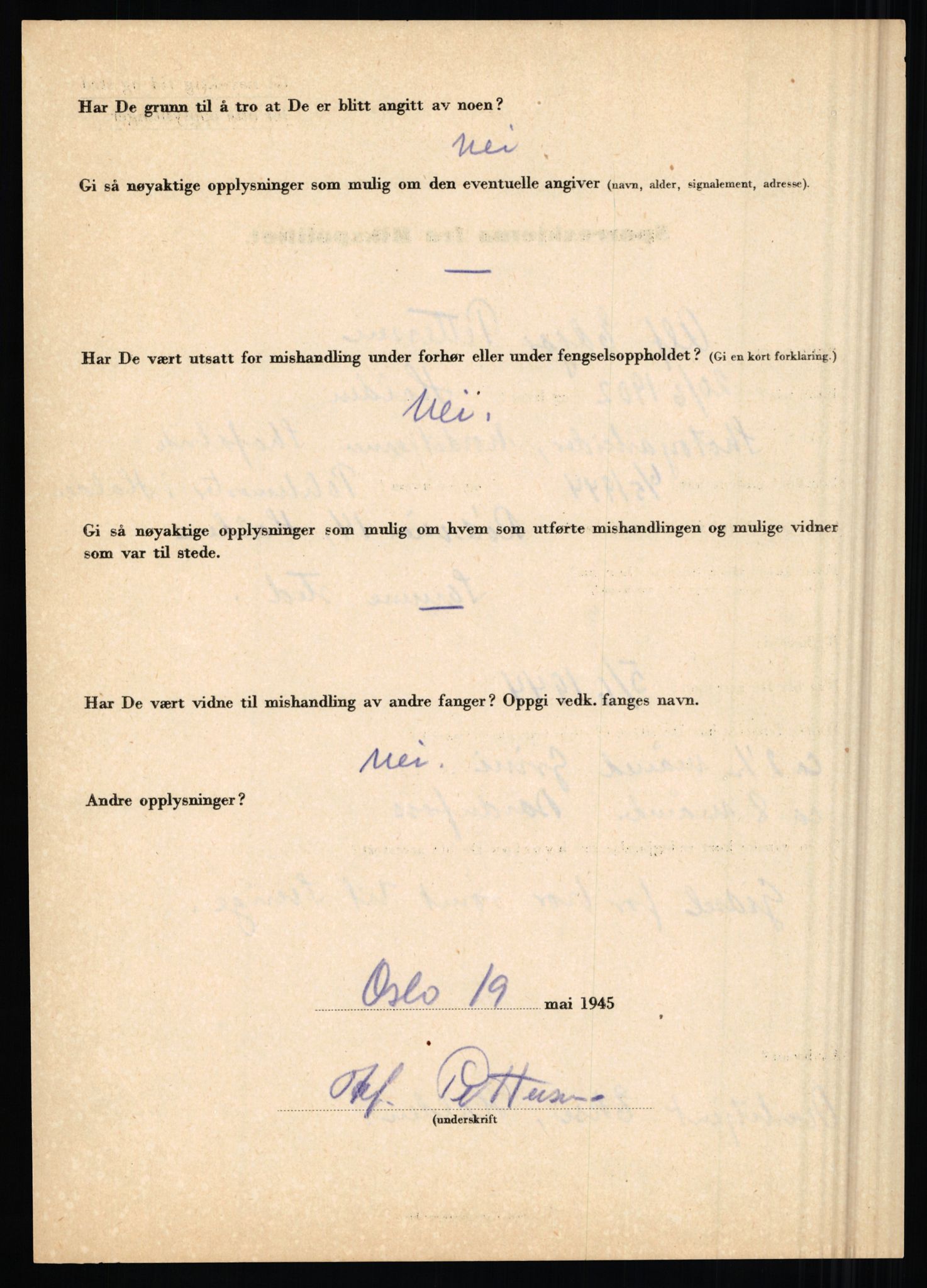 Rikspolitisjefen, AV/RA-S-1560/L/L0014: Pettersen, Aksel - Savosnick, Ernst, 1940-1945, s. 6