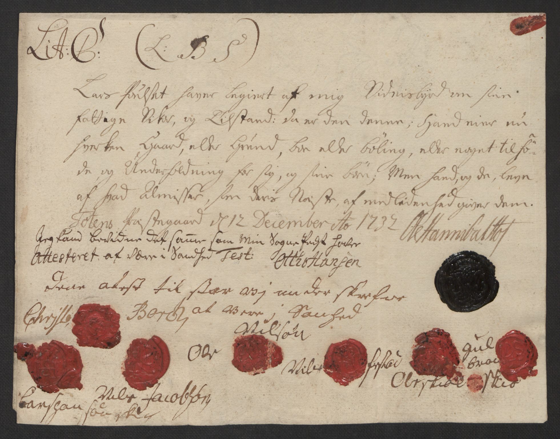 Stattholderembetet 1572-1771, AV/RA-EA-2870/Ef/L0106: Brev fra embetsmenn og andre, 1730-1732, s. 404