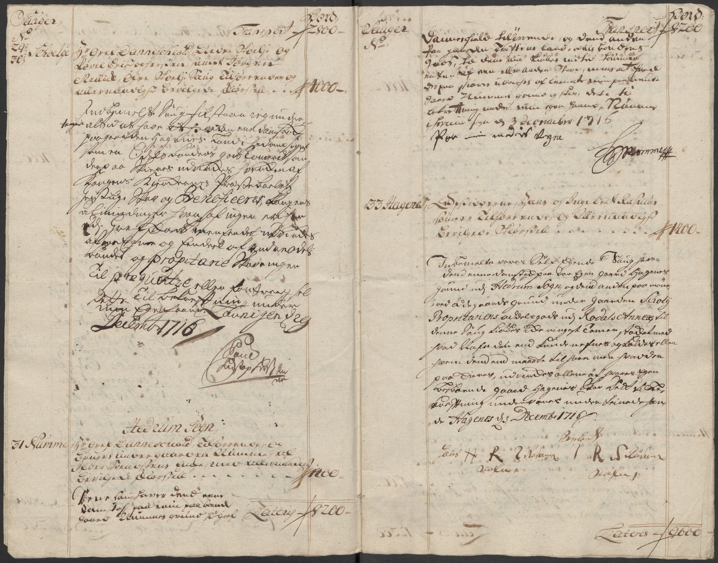 Rentekammeret inntil 1814, Reviderte regnskaper, Fogderegnskap, AV/RA-EA-4092/R33/L1987: Fogderegnskap Larvik grevskap, 1716-1717, s. 153