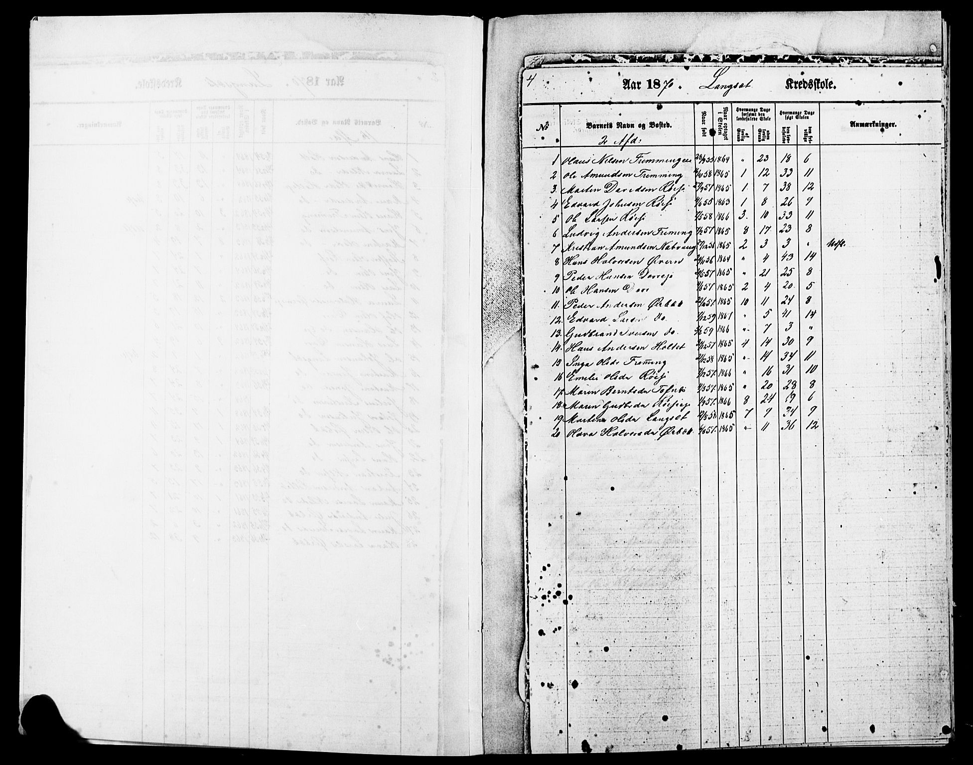 Eidsvoll prestekontor Kirkebøker, AV/SAO-A-10888/O/Oa/L0004: Annen kirkebok nr. 4, 1870-1896, s. 4