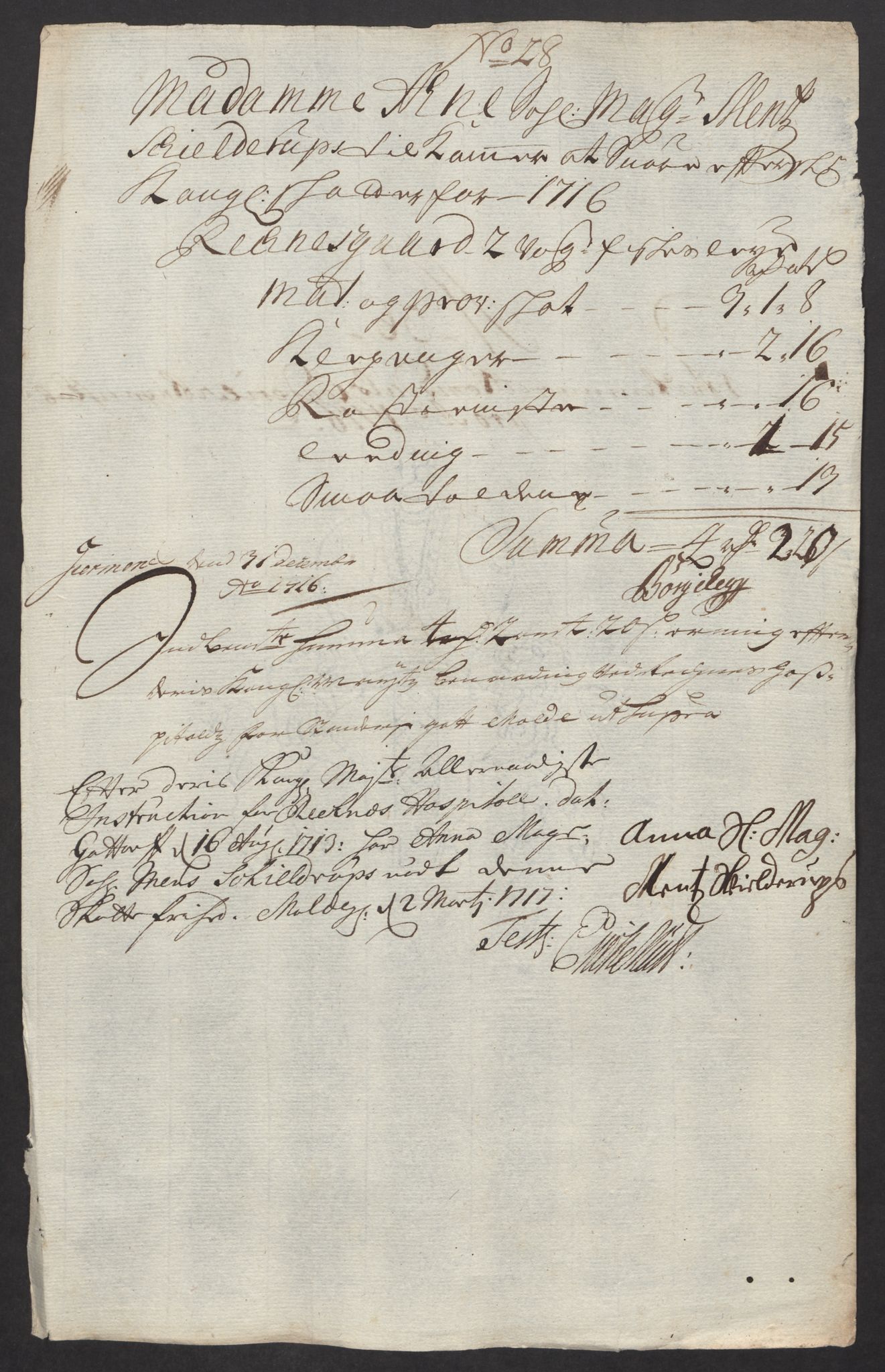 Rentekammeret inntil 1814, Reviderte regnskaper, Fogderegnskap, RA/EA-4092/R55/L3663: Fogderegnskap Romsdal, 1715-1716, s. 464