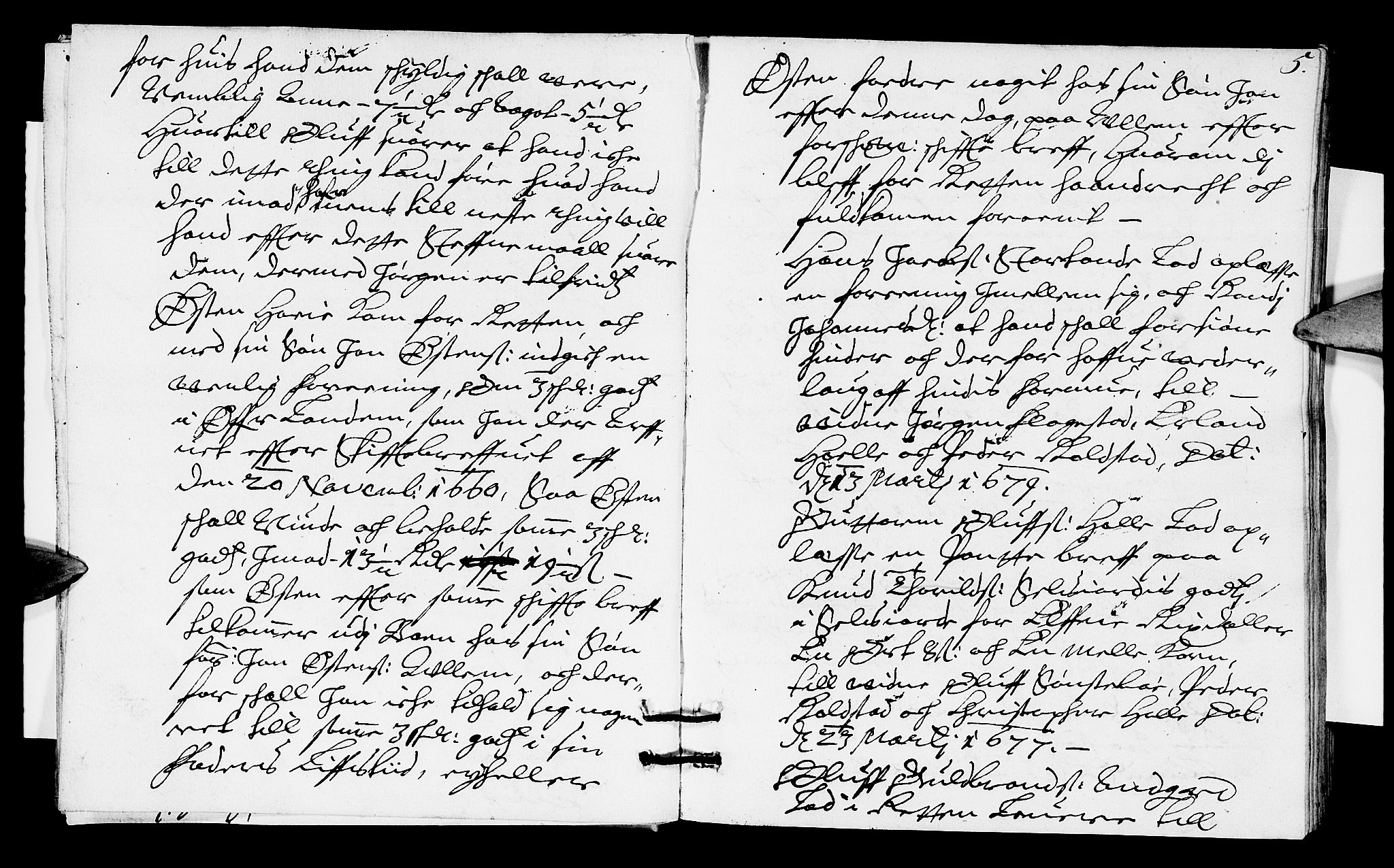 Sorenskriverier i Gudbrandsdalen, AV/SAH-TING-036/G/Gb/Gba/L0015: Tingbok - Nord-Gudbrandsdal, 1679, s. 4b-5a