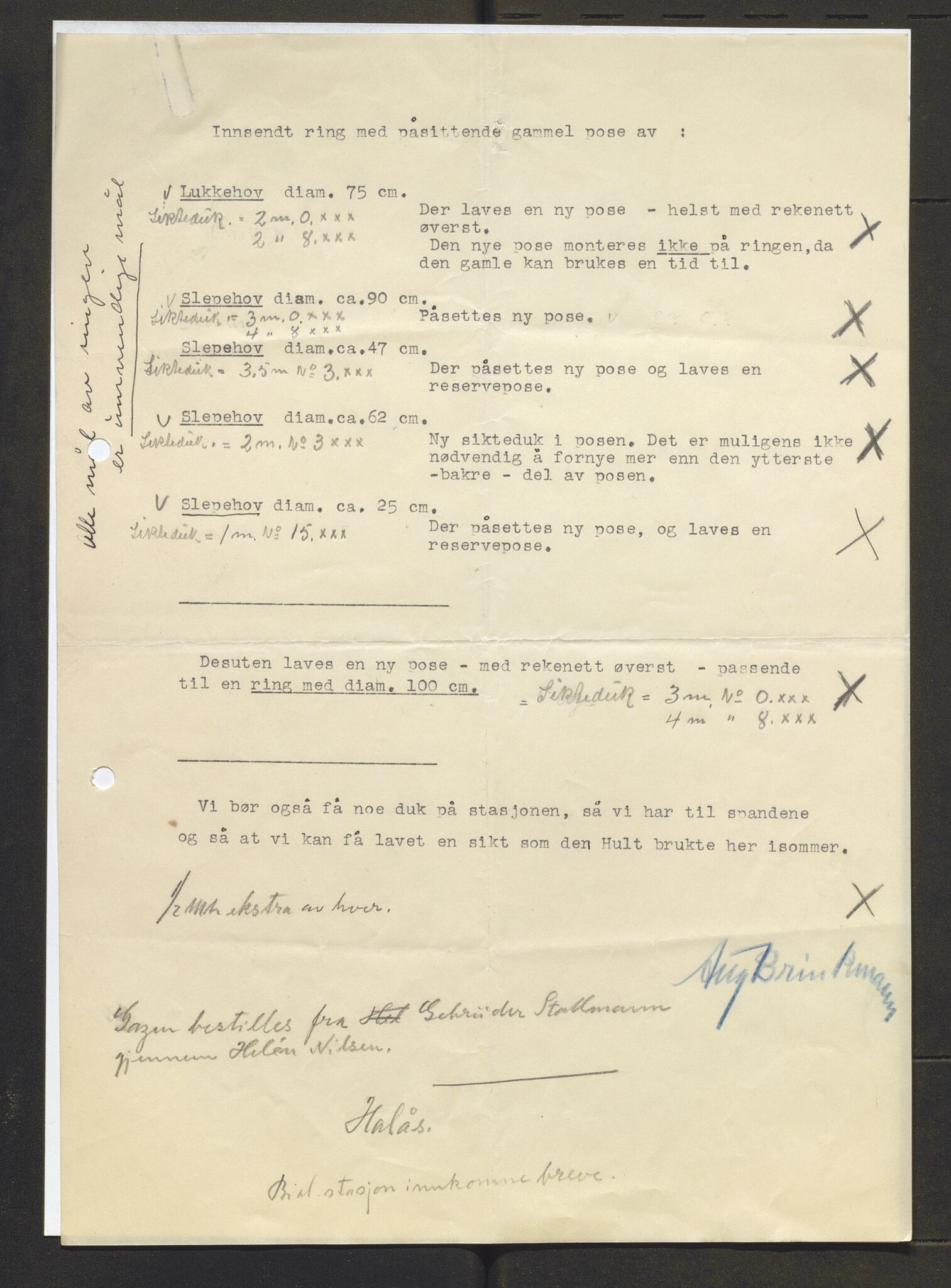 Bergens Museum, AV/SAB-A-17301/13/D/L0002: Korrespondanse , 1928-1940, s. 508