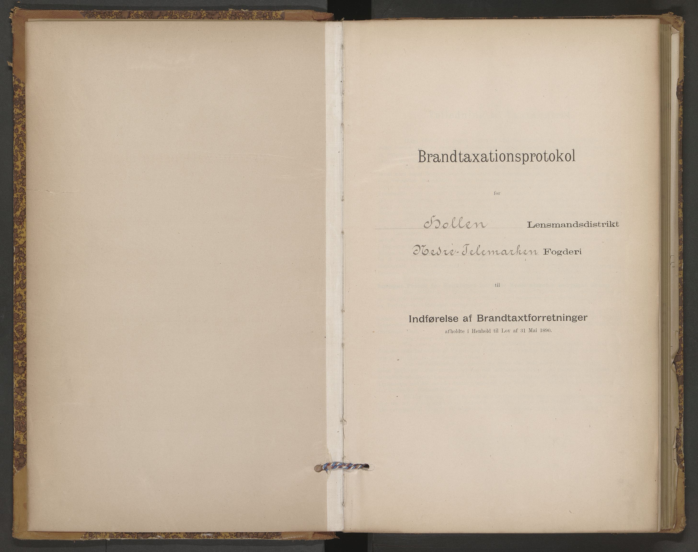 Holla lensmannskontor, AV/SAKO-A-560/Y/Yg/Ygb/L0001: Skjematakstprotokoll, 1895-1904