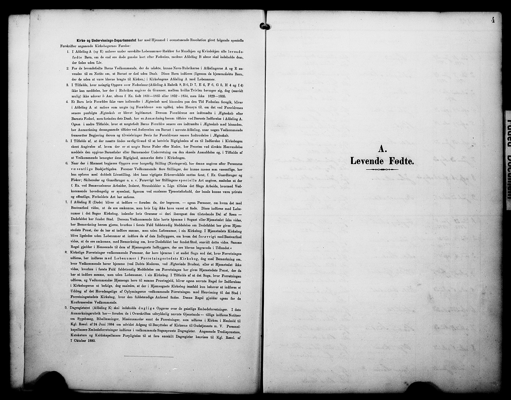 Manger sokneprestembete, SAB/A-76801/H/Haa: Ministerialbok nr. D 2, 1894-1908, s. 4