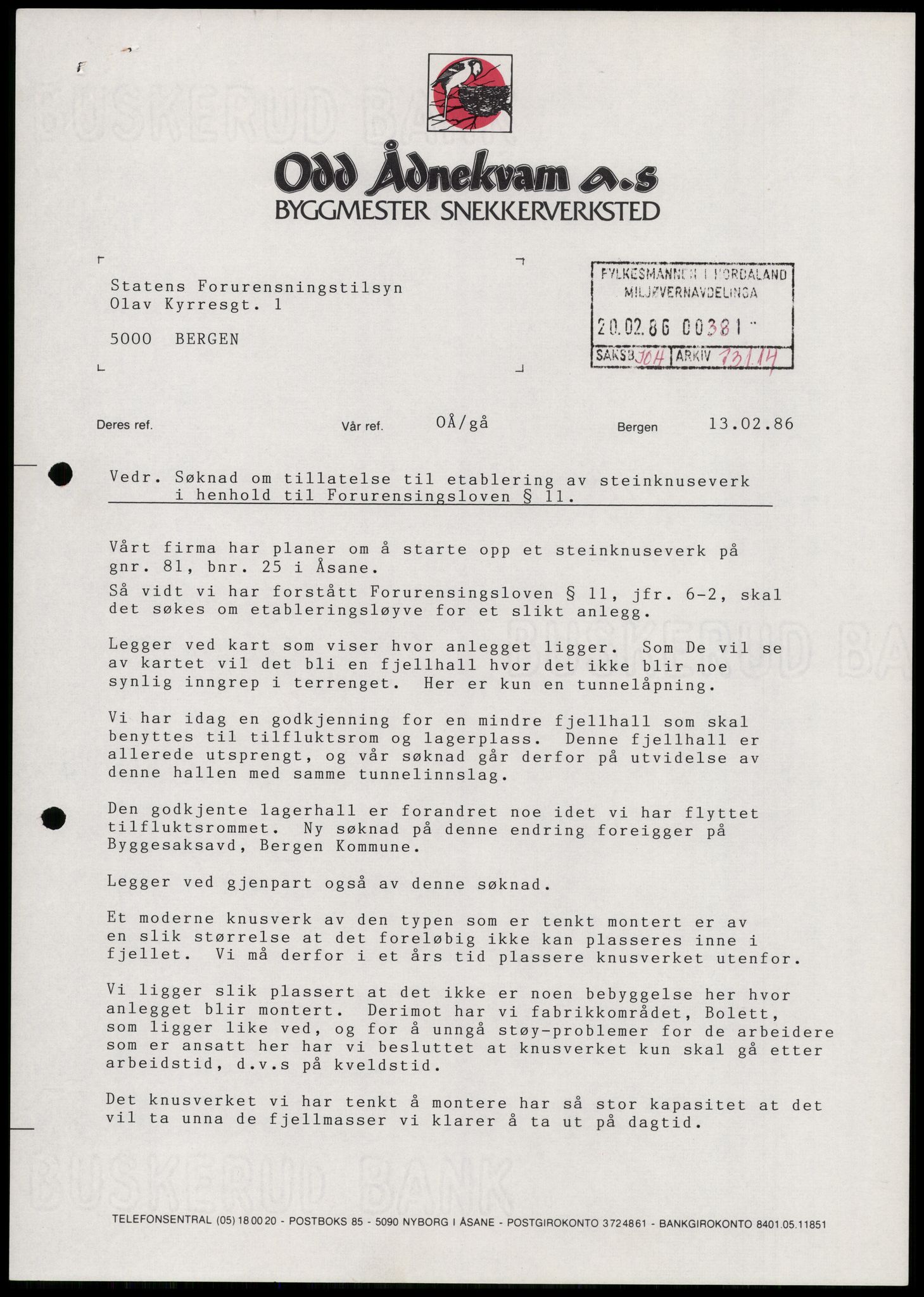 Statens forurensningstilsyn, hovedkontoret, AV/RA-S-4136/1/D/Da/L1368: Kommunalt avløpsvann, slam og avfall, vannforsyning, analyse, akvakultur og produktkontroll, 1983-1993, s. 68