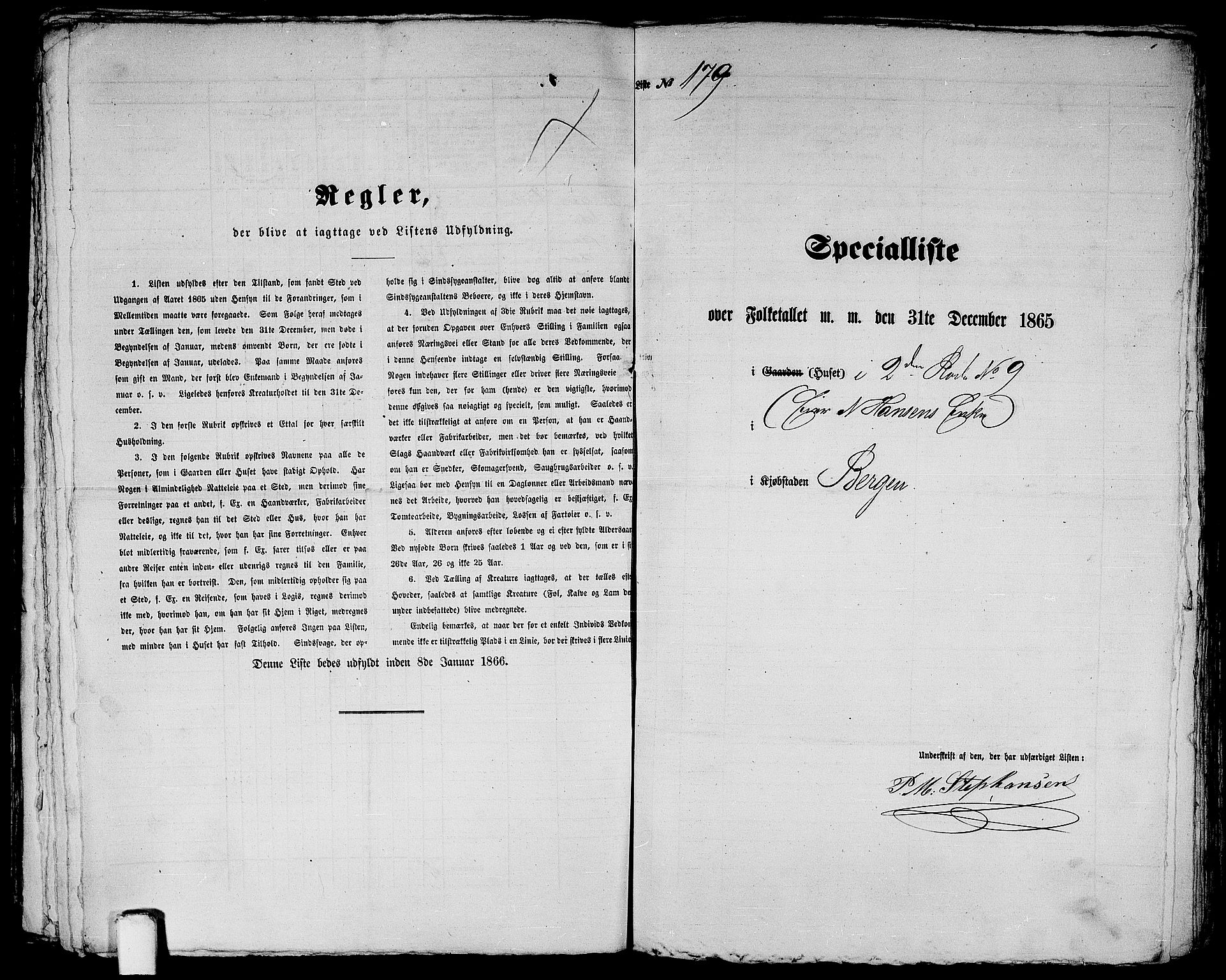 RA, Folketelling 1865 for 1301 Bergen kjøpstad, 1865, s. 399