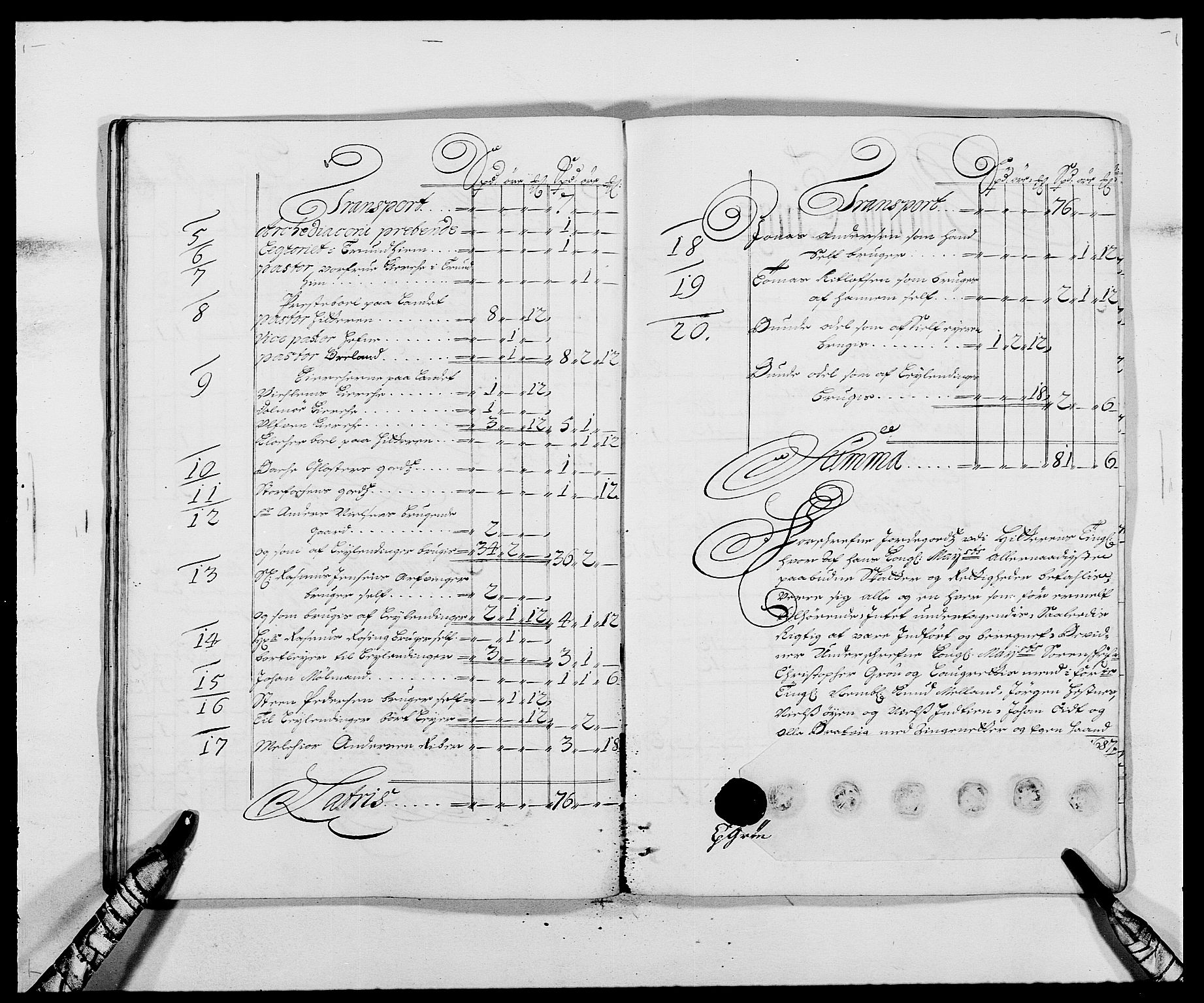 Rentekammeret inntil 1814, Reviderte regnskaper, Fogderegnskap, AV/RA-EA-4092/R57/L3845: Fogderegnskap Fosen, 1687, s. 176