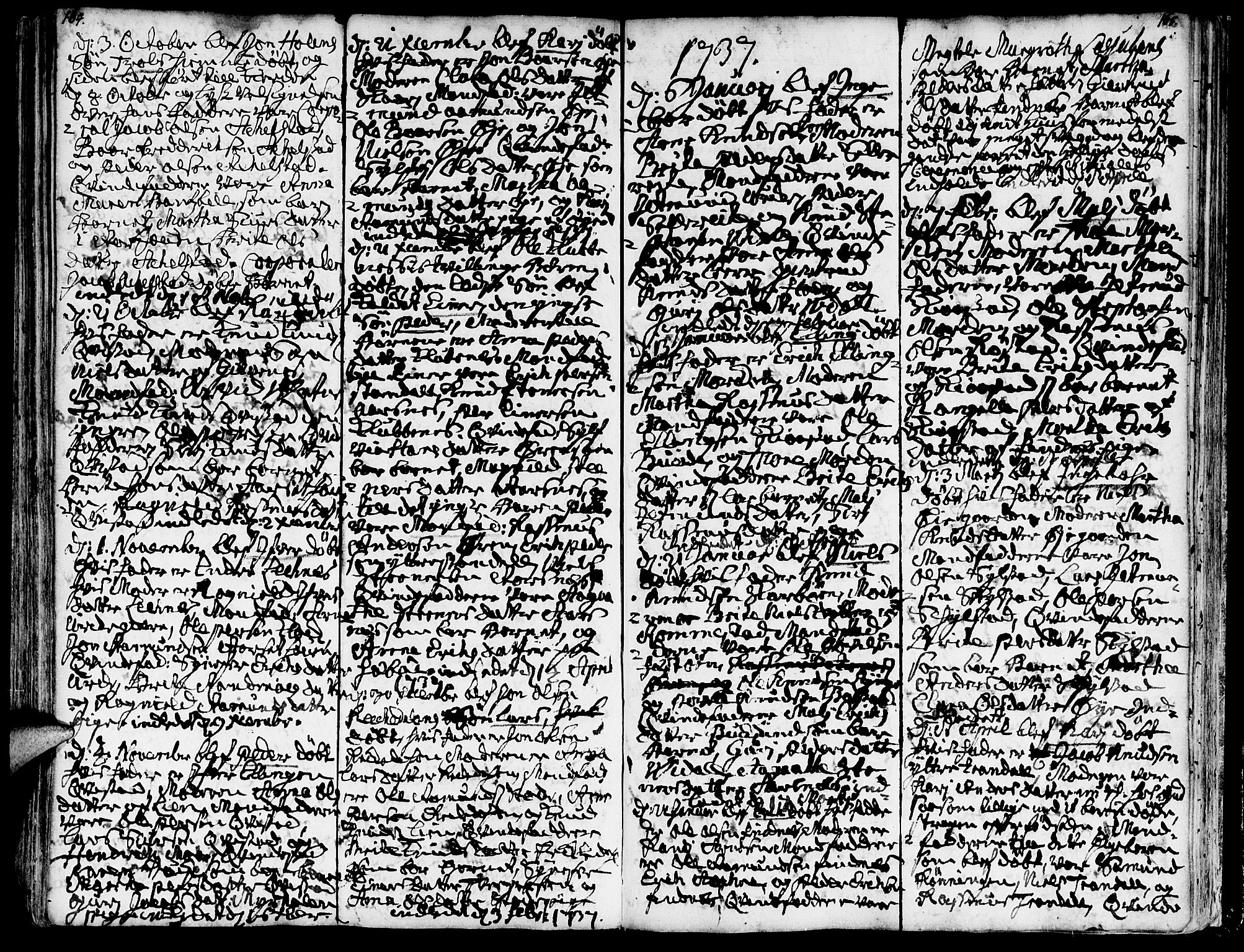 Ministerialprotokoller, klokkerbøker og fødselsregistre - Møre og Romsdal, AV/SAT-A-1454/515/L0205: Ministerialbok nr. 515A01, 1733-1764, s. 164-165