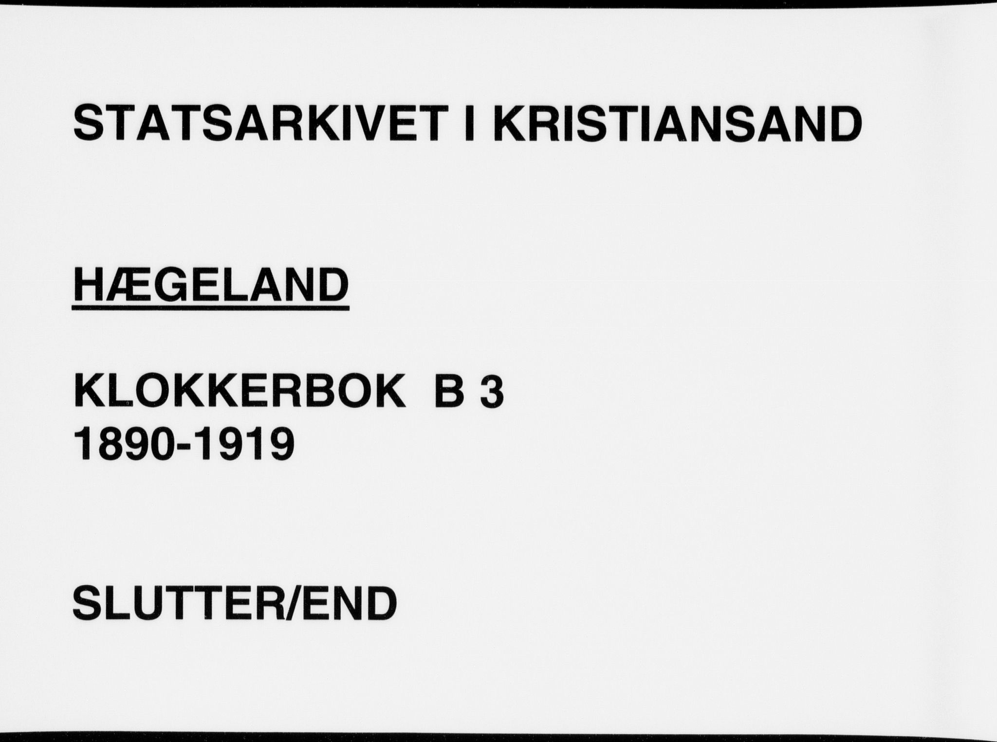 Vennesla sokneprestkontor, SAK/1111-0045/Fb/Fba/L0003: Klokkerbok nr. B 3, 1890-1919, s. 190