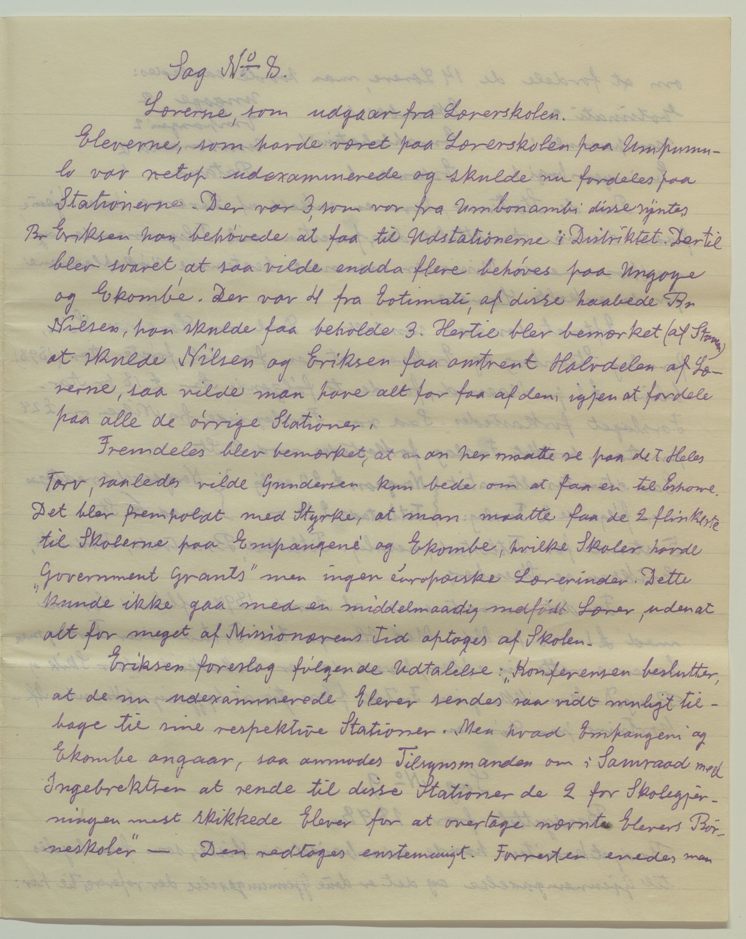 Det Norske Misjonsselskap - hovedadministrasjonen, VID/MA-A-1045/D/Da/Daa/L0041/0013: Konferansereferat og årsberetninger / Konferansereferat fra Sør-Afrika., 1897