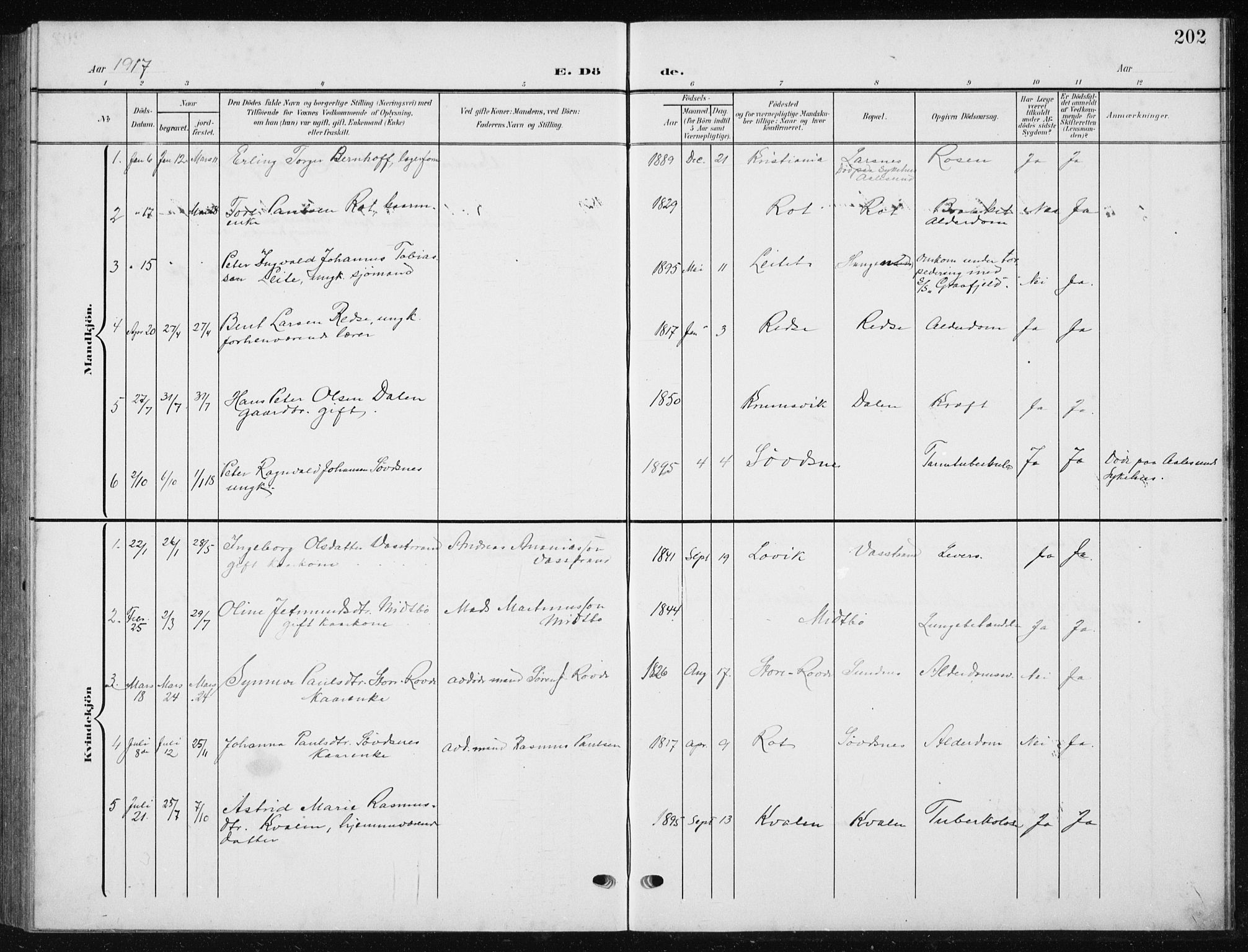 Ministerialprotokoller, klokkerbøker og fødselsregistre - Møre og Romsdal, AV/SAT-A-1454/504/L0061: Klokkerbok nr. 504C03, 1902-1940, s. 202