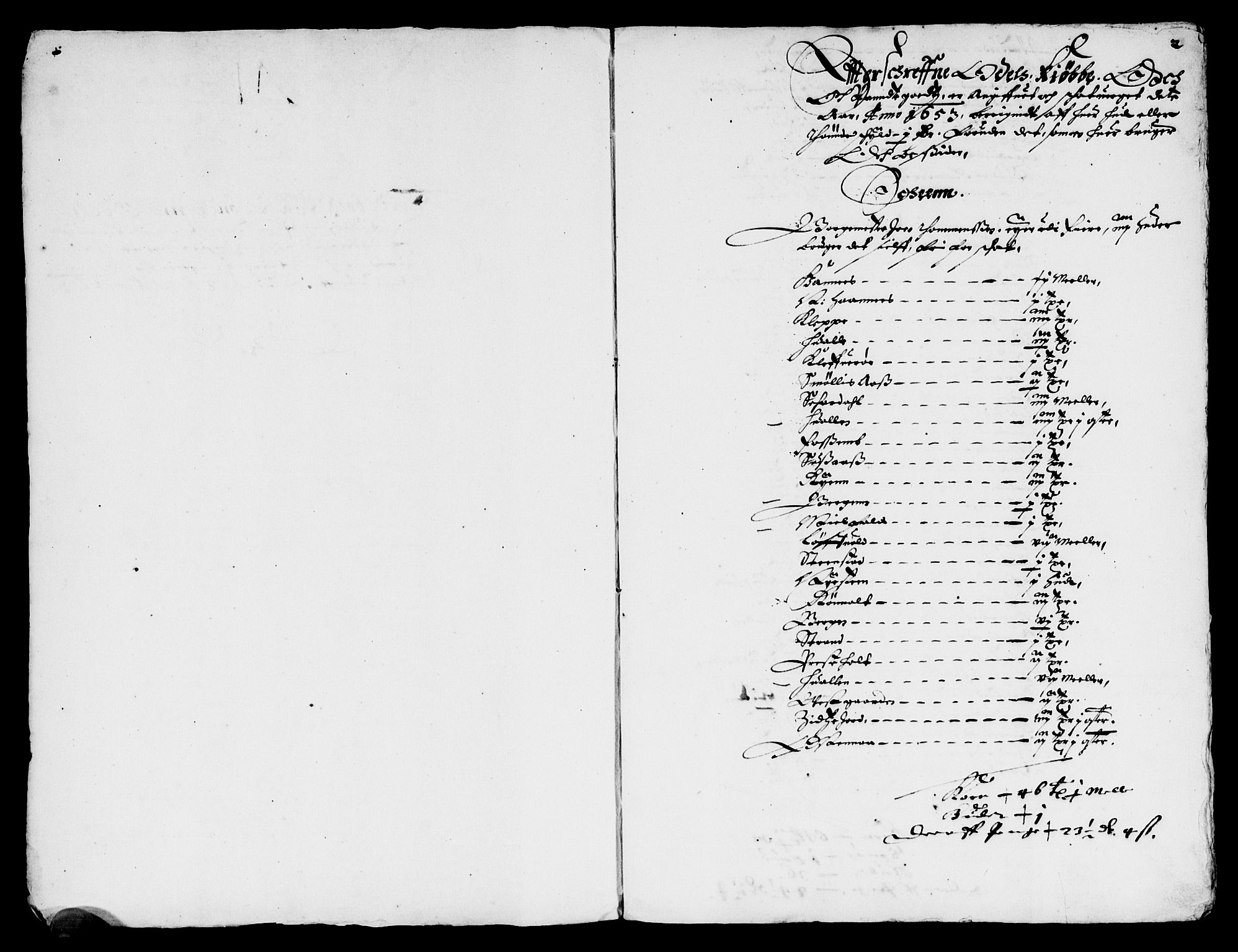 Rentekammeret inntil 1814, Reviderte regnskaper, Lensregnskaper, AV/RA-EA-5023/R/Rb/Rbp/L0040: Bratsberg len, 1653-1655