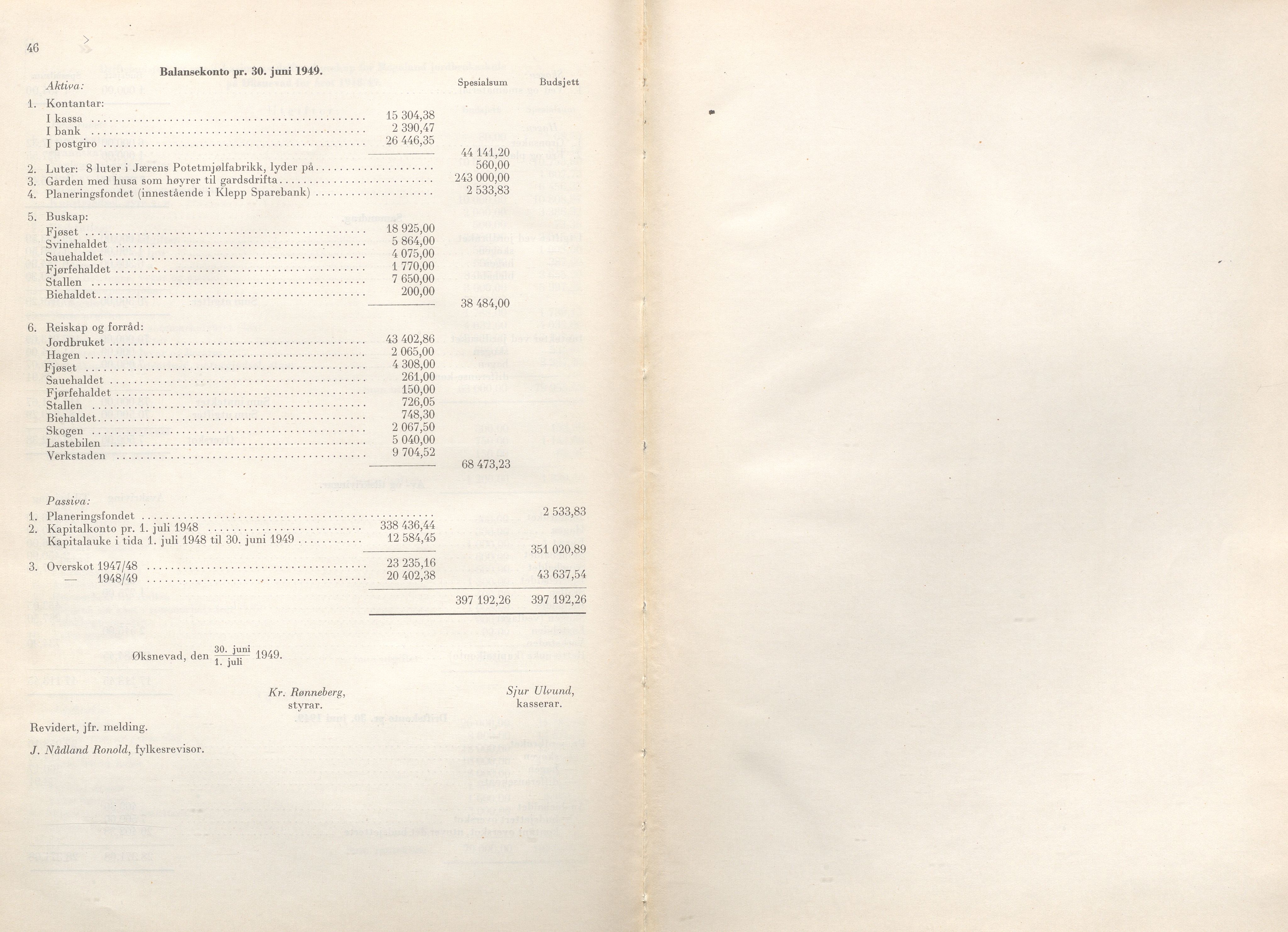 Rogaland fylkeskommune - Fylkesrådmannen , IKAR/A-900/A/Aa/Aaa/L0069: Møtebok , 1950, s. 46