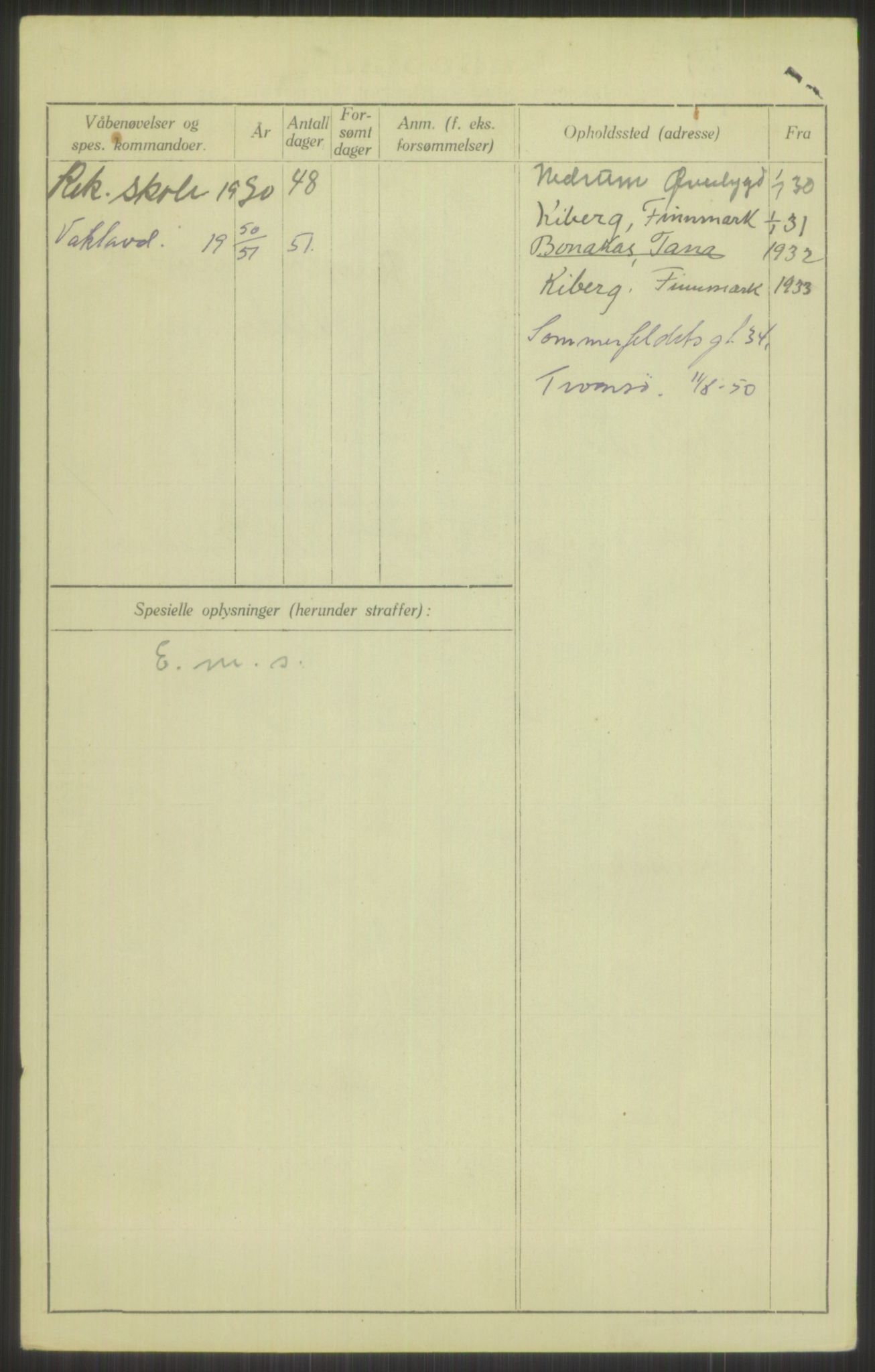 Forsvaret, Troms infanteriregiment nr. 16, AV/RA-RAFA-3146/P/Pa/L0014: Rulleblad for regimentets menige mannskaper, årsklasse 1930, 1930, s. 678