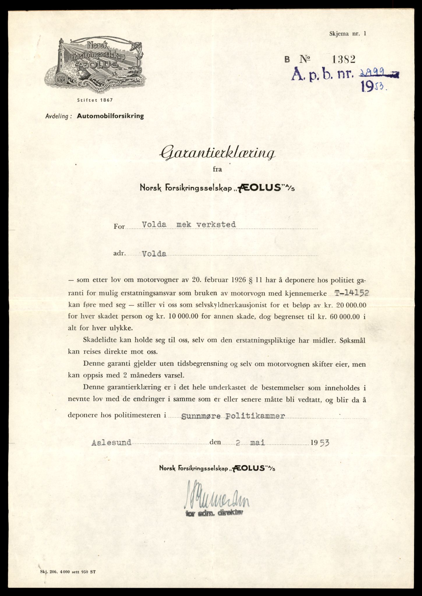 Møre og Romsdal vegkontor - Ålesund trafikkstasjon, AV/SAT-A-4099/F/Fe/L0043: Registreringskort for kjøretøy T 14080 - T 14204, 1927-1998, s. 1929