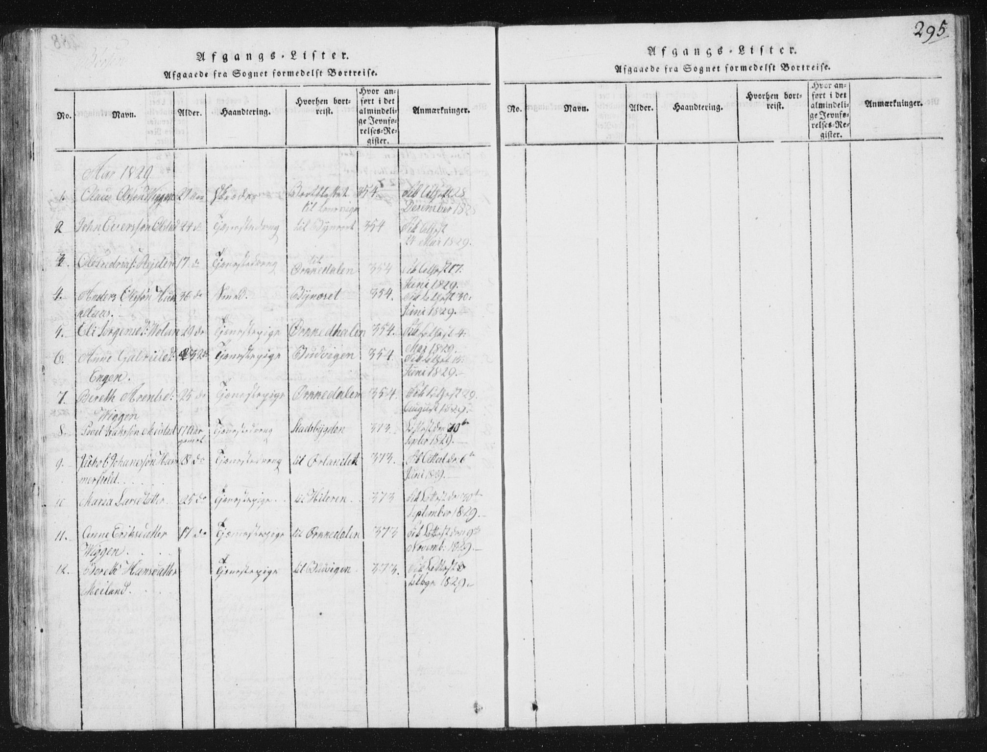 Ministerialprotokoller, klokkerbøker og fødselsregistre - Sør-Trøndelag, AV/SAT-A-1456/665/L0770: Ministerialbok nr. 665A05, 1817-1829, s. 295