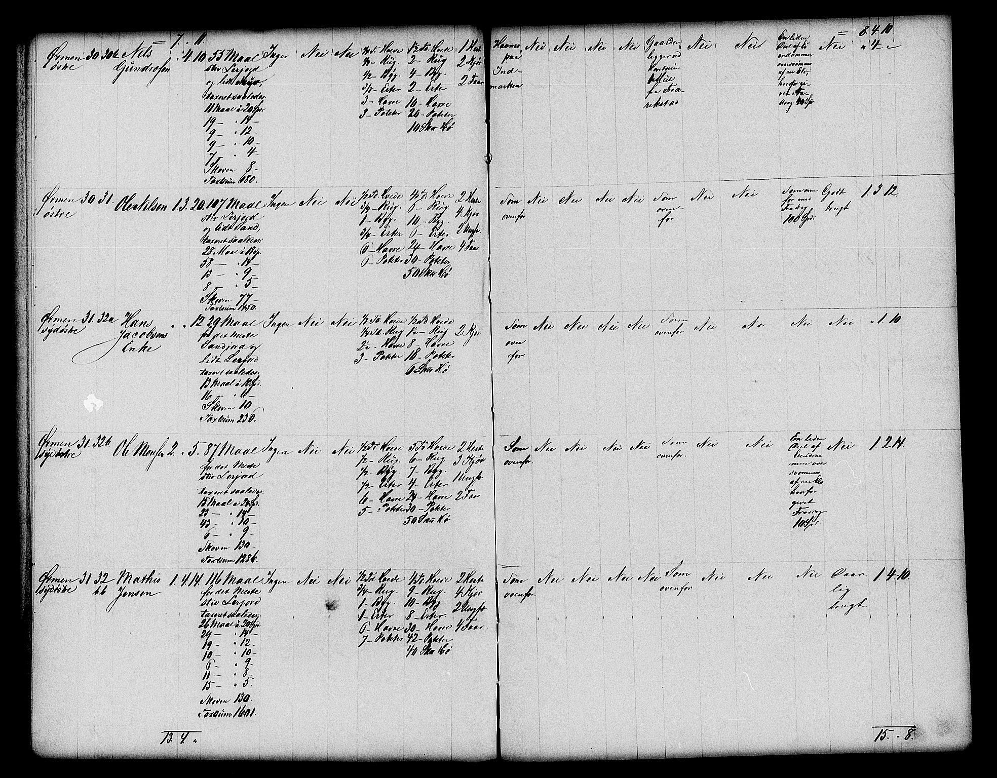 Matrikkelrevisjonen av 1863, AV/RA-S-1530/F/Fe/L0016: Glemmen og Kråkerøy, 1863