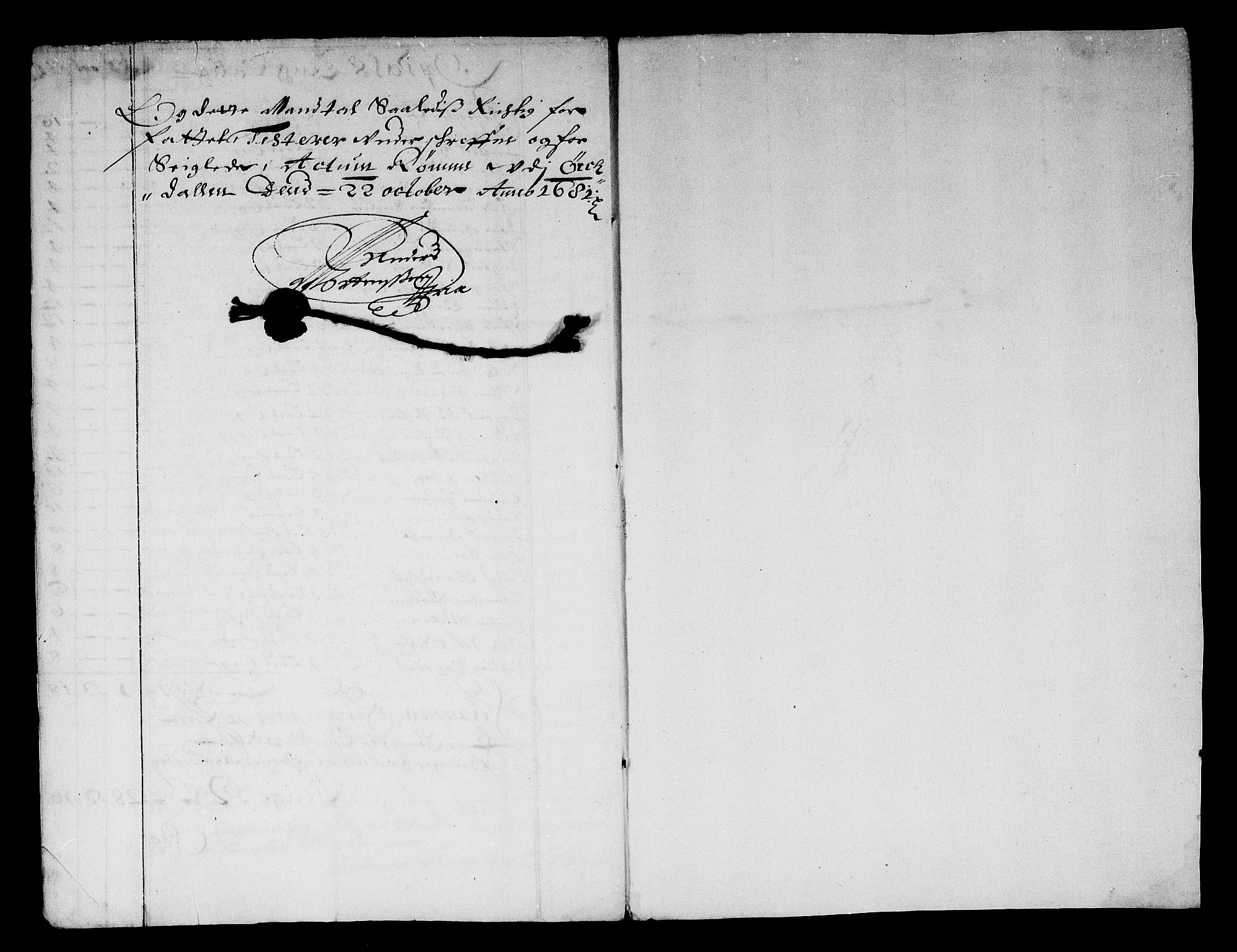 Rentekammeret inntil 1814, Reviderte regnskaper, Stiftamtstueregnskaper, Trondheim stiftamt og Nordland amt, AV/RA-EA-6044/R/Rf/L0064: Trondheim stiftamt, 1681