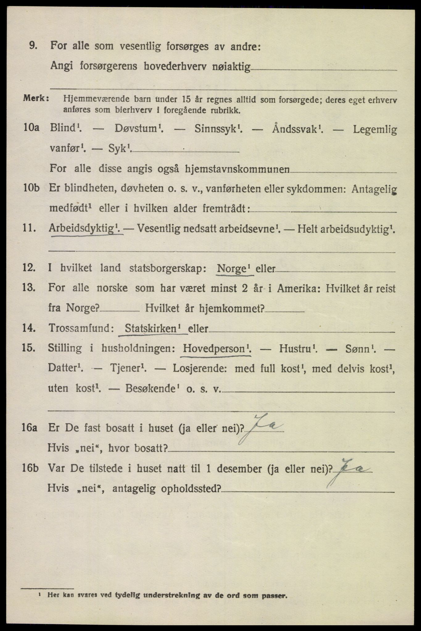 SAH, Folketelling 1920 for 0519 Sør-Fron herred, 1920, s. 5902